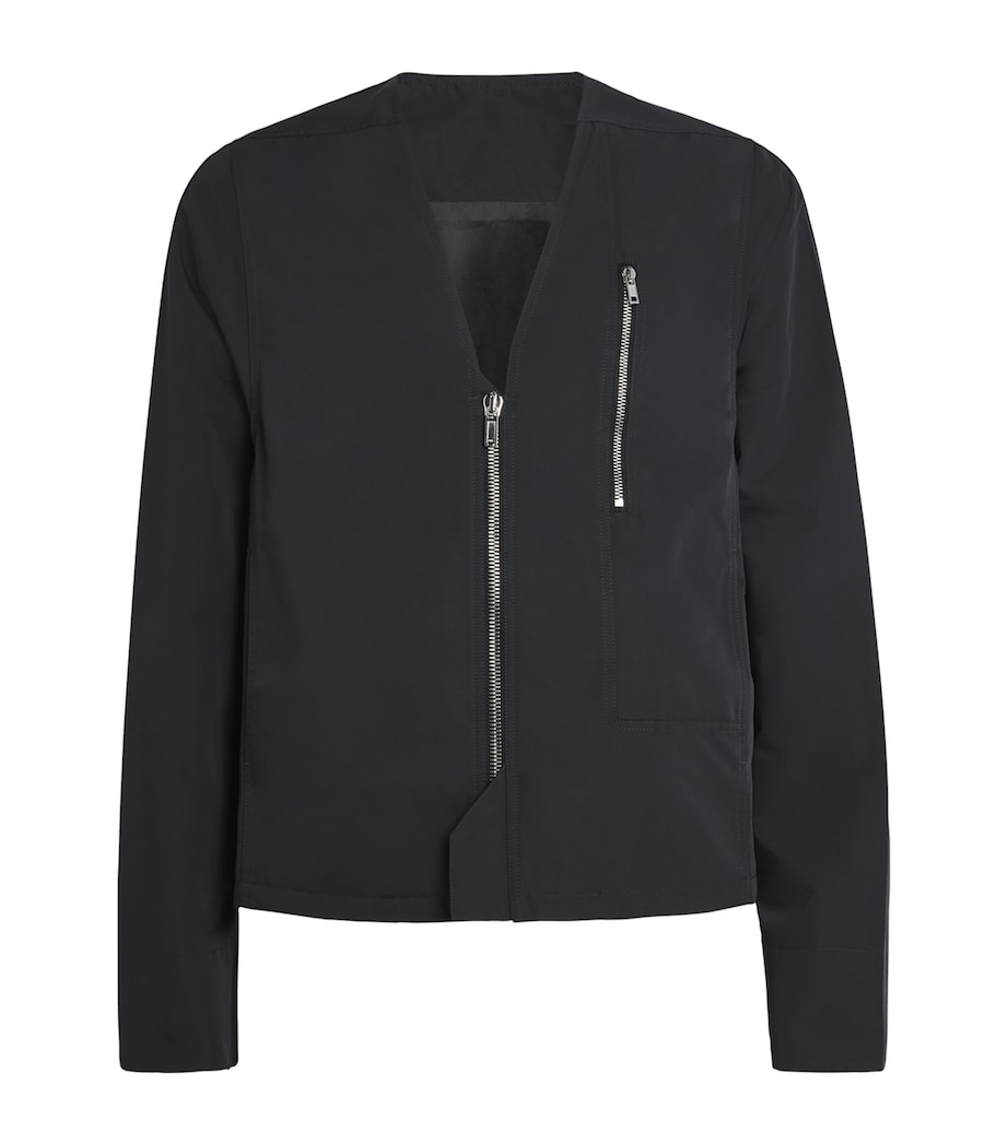 V-Neck Safety Bomber Jacket 09/BLACK Image 1