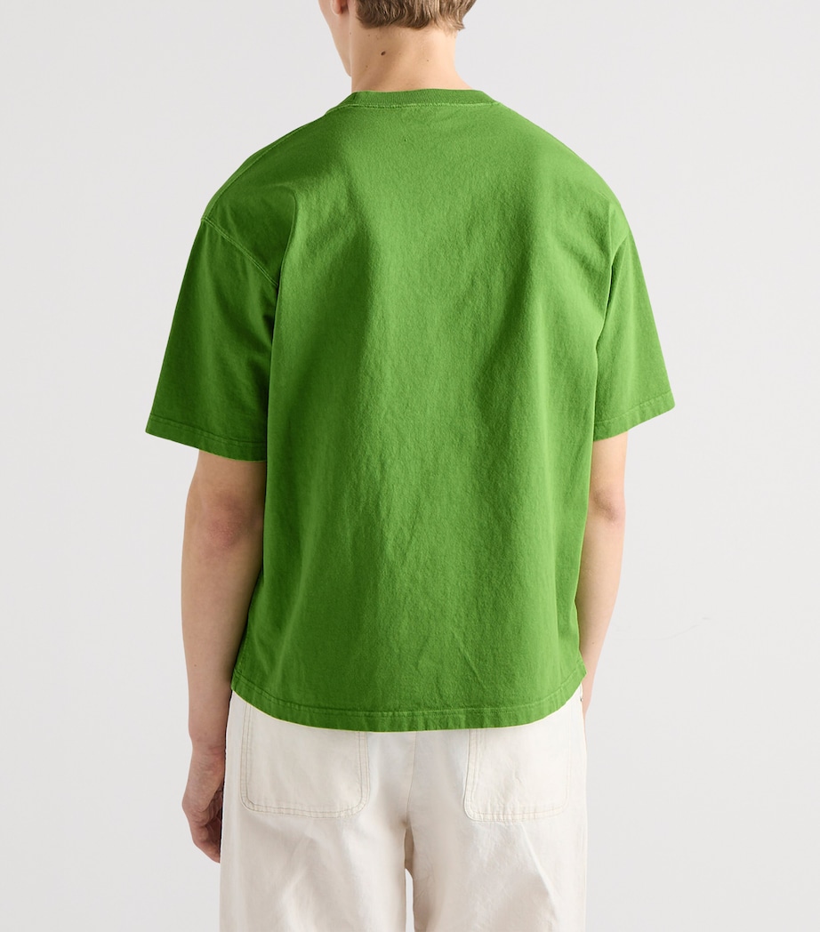Prada Mens Cotton Fabric-Triangle T-Shirt Image 5