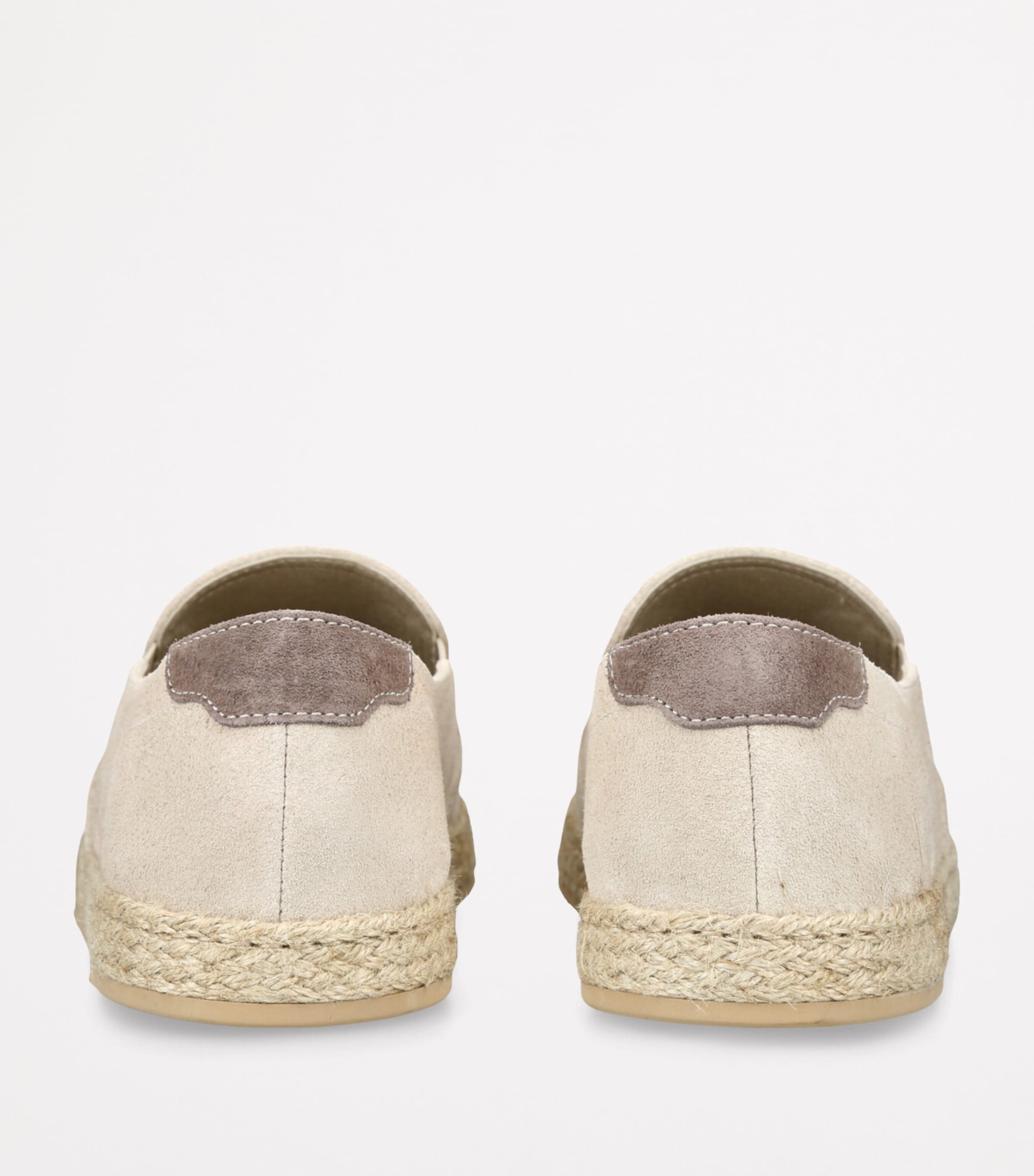 Brunello Cucinelli Suede Espadrille Loafers Beige Image 2