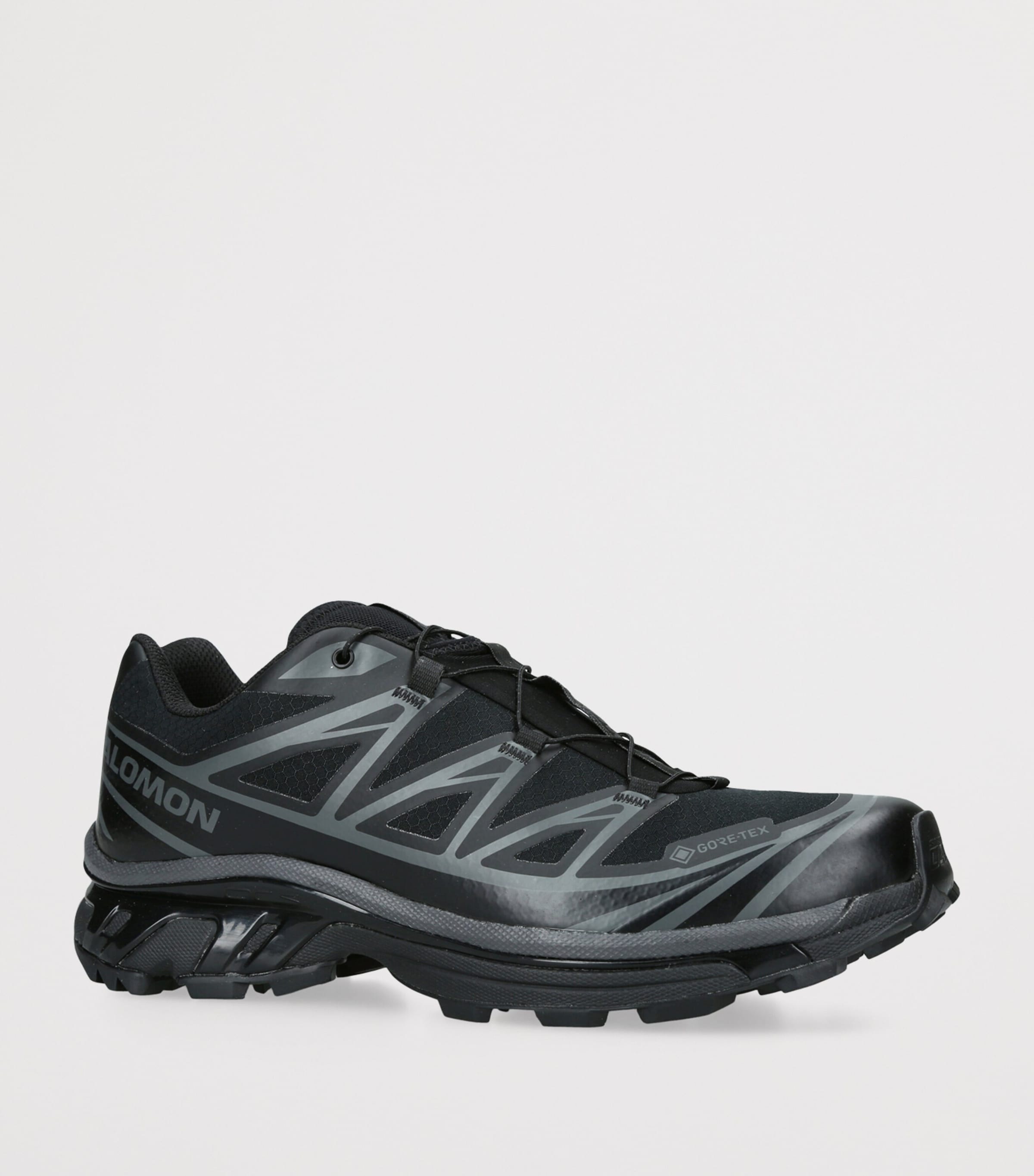 Salomon Mens XT-6 Gore-Tex Sneakers Black Image 3