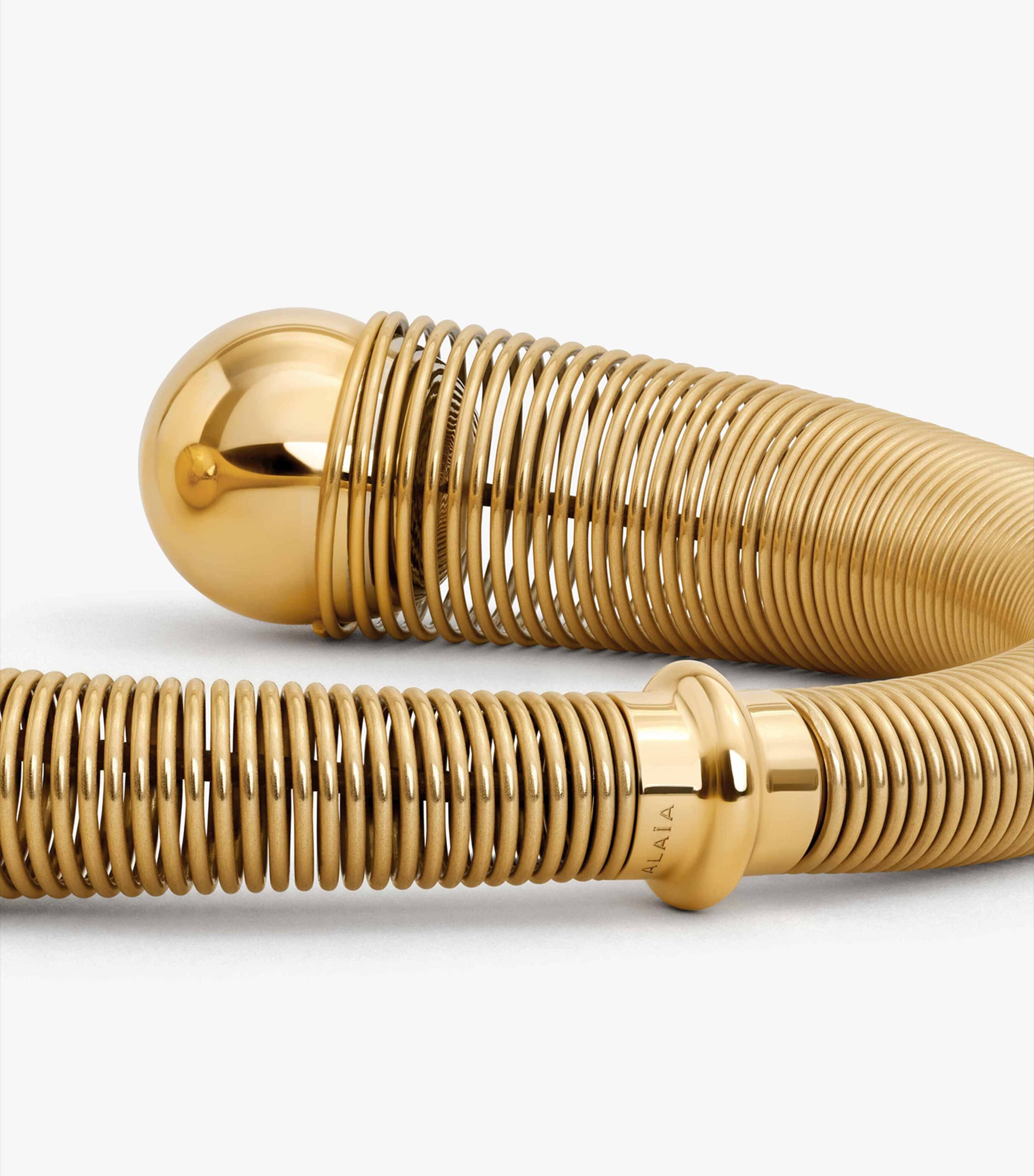 Alaïa Spiral Choker Or Image 2