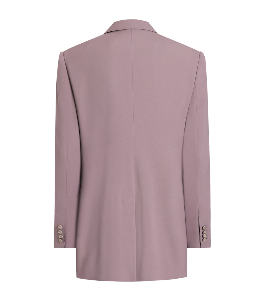 Dolce&Gabbana Womens Cashmere-Silk Blazer Pink Image 2