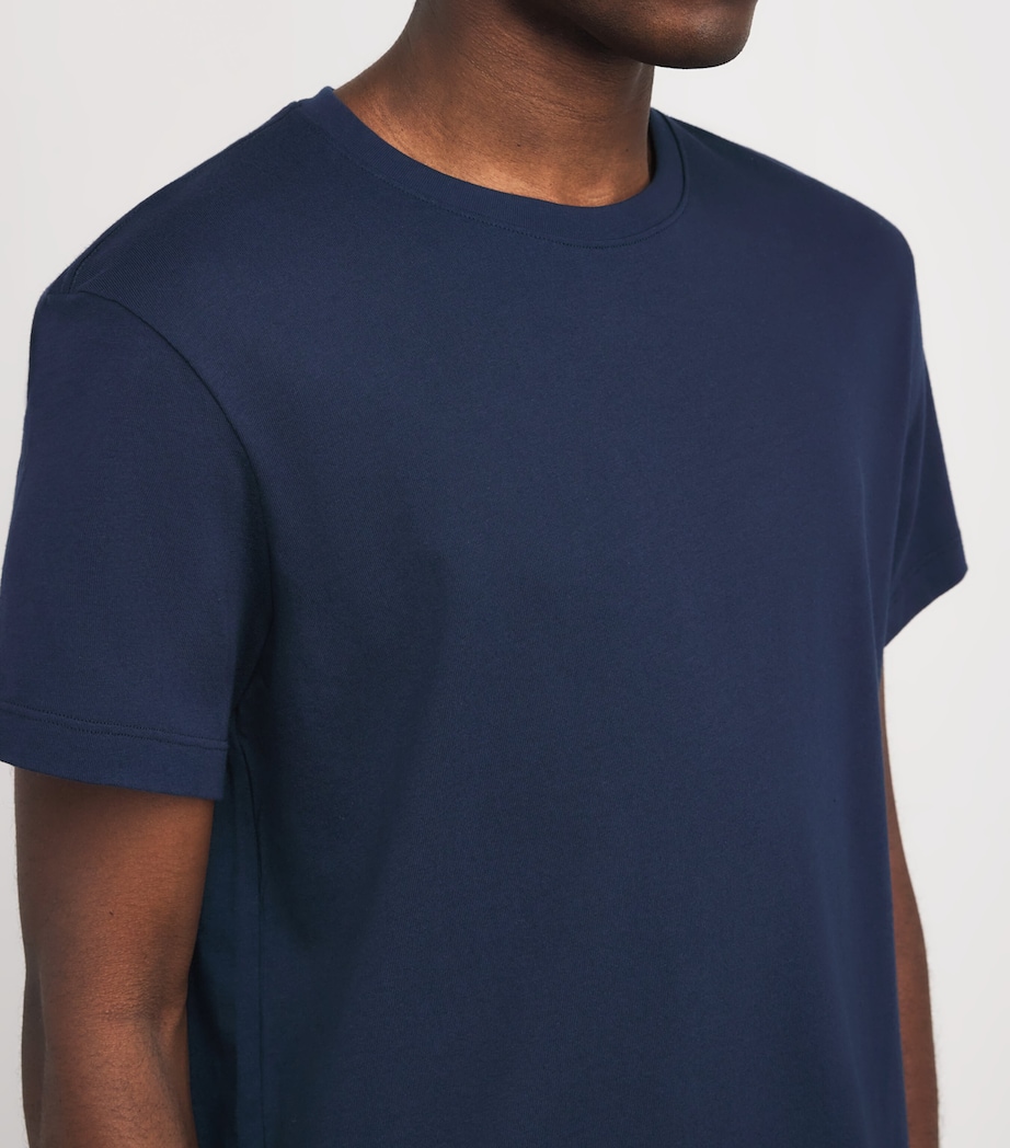 Cotton T-Shirt NAVY Image 6