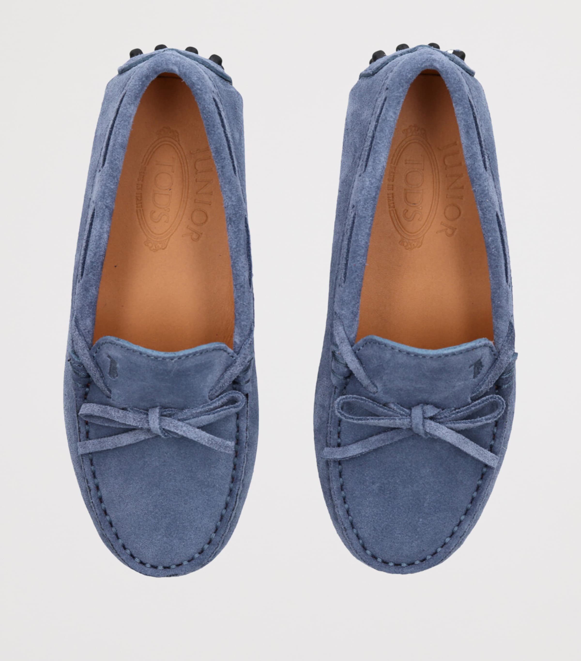 Suede Laccetto Gommino Loafers MID BLUE Image 4