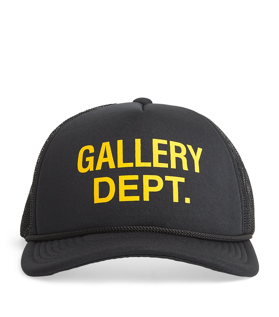 Mesh Logo Trucker Cap BLACK Image 1