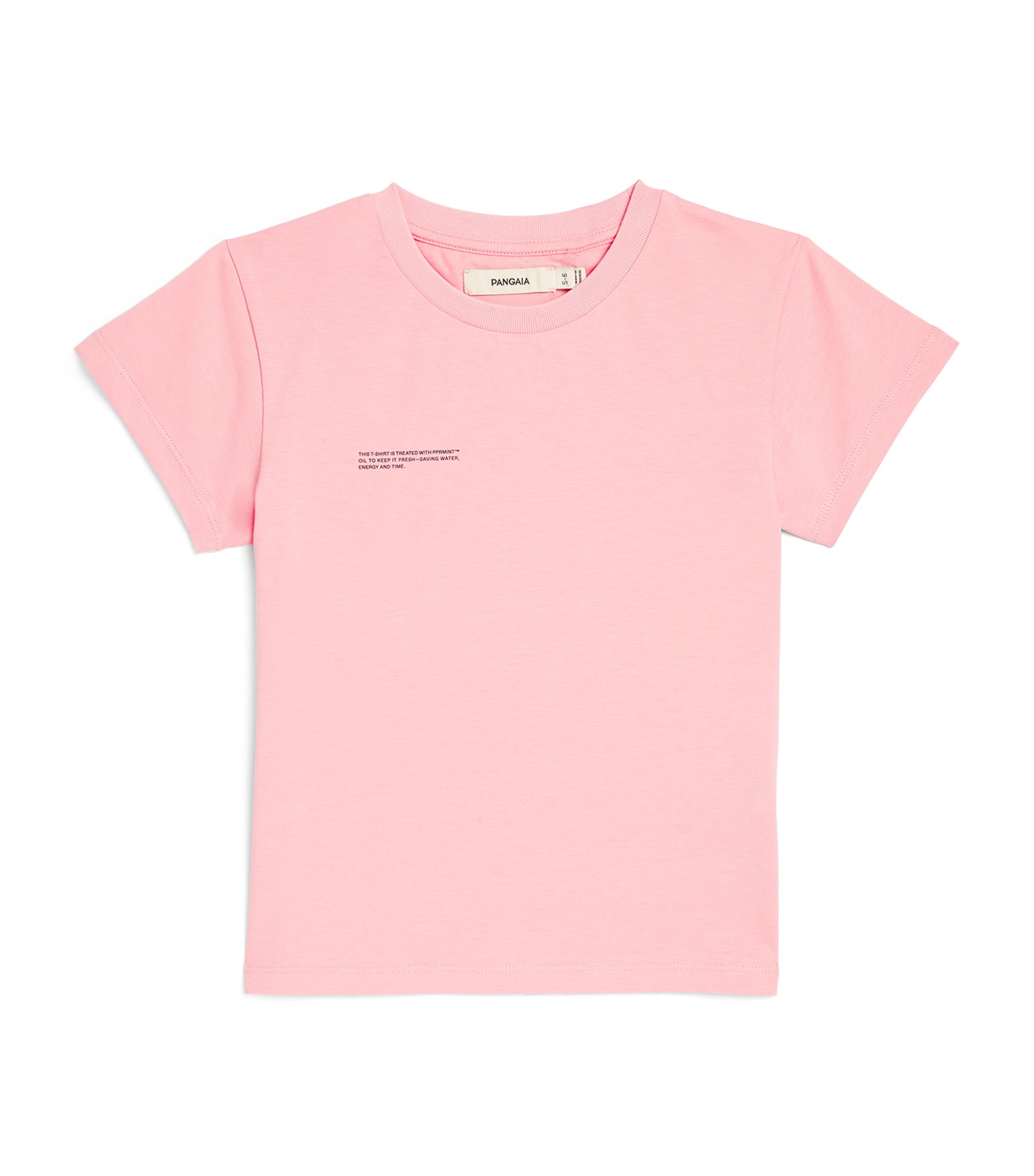 Pangaia Kids' Organic Cotton 365 T-shirt In Pink