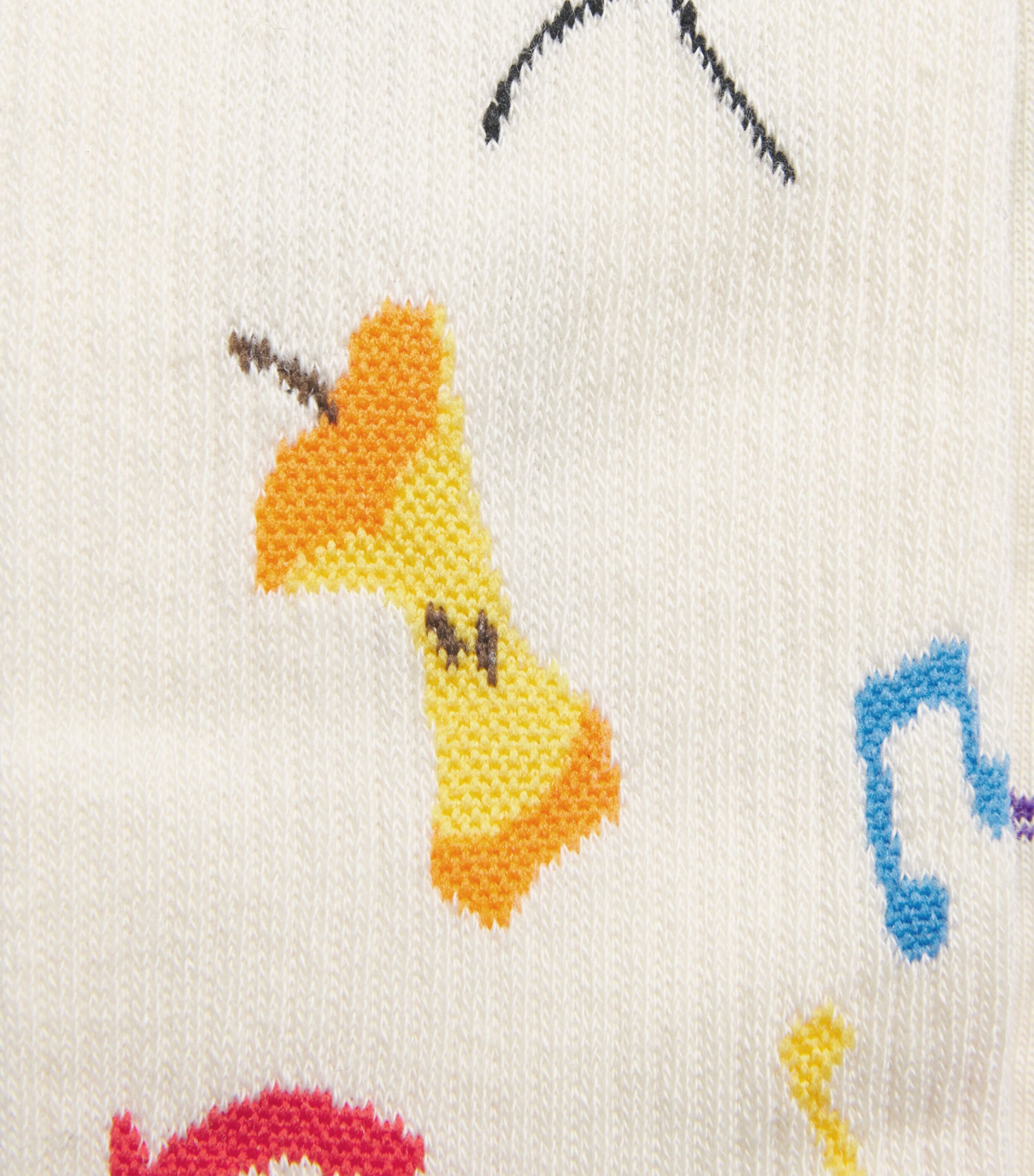 Paul Smith Mens Gerard’s Odd Motifs Socks White Image 2