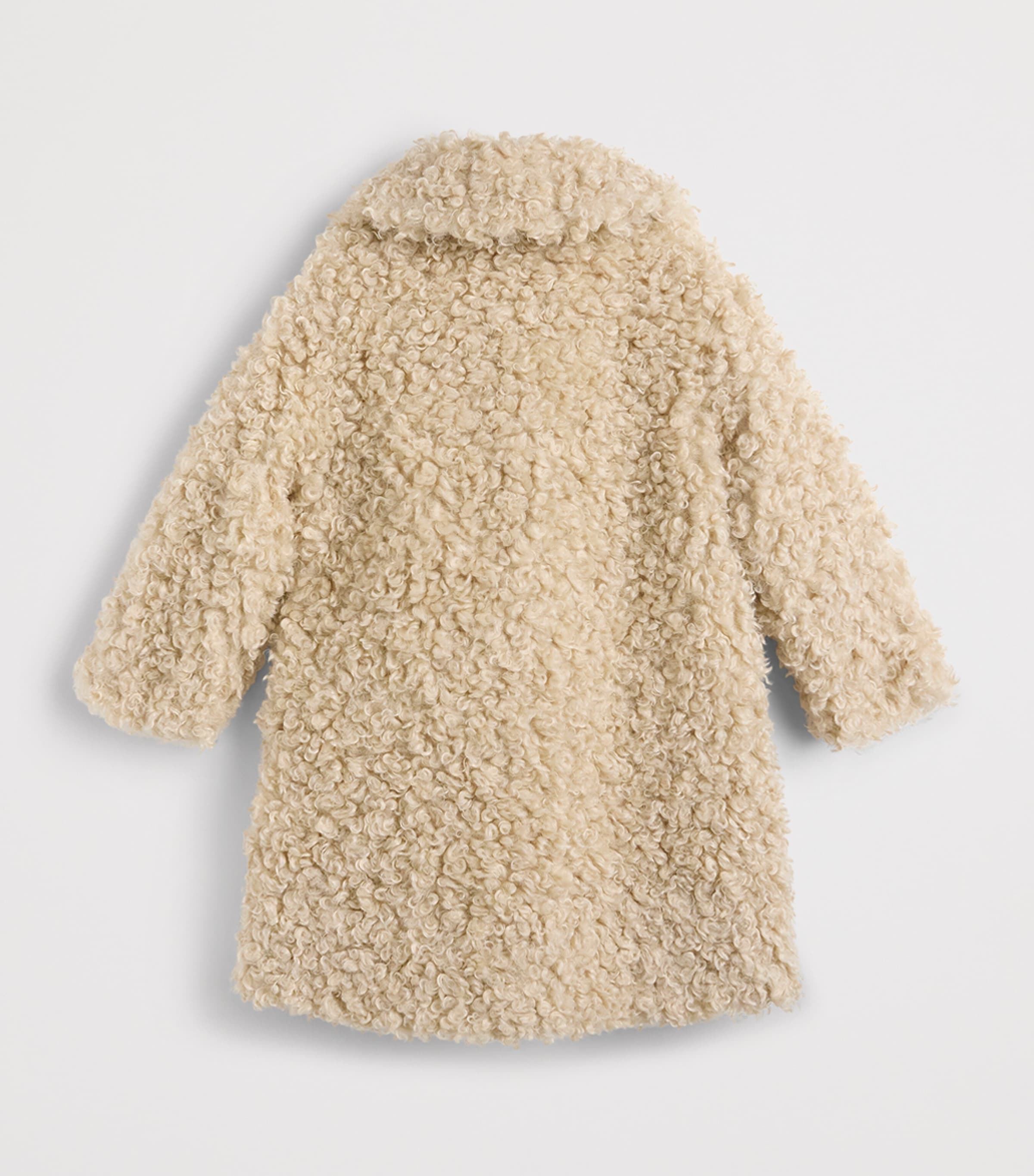 Monnalisa Teddy Coat (2-12 Years) Gardenia Image 2