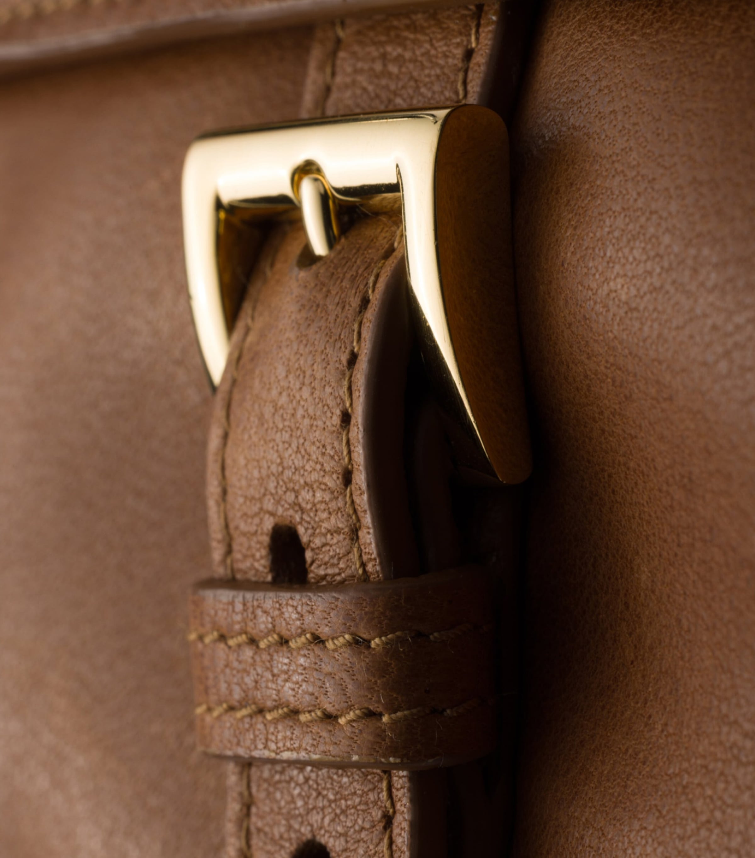 Prada Leather Chain Wallet Brown Image 6