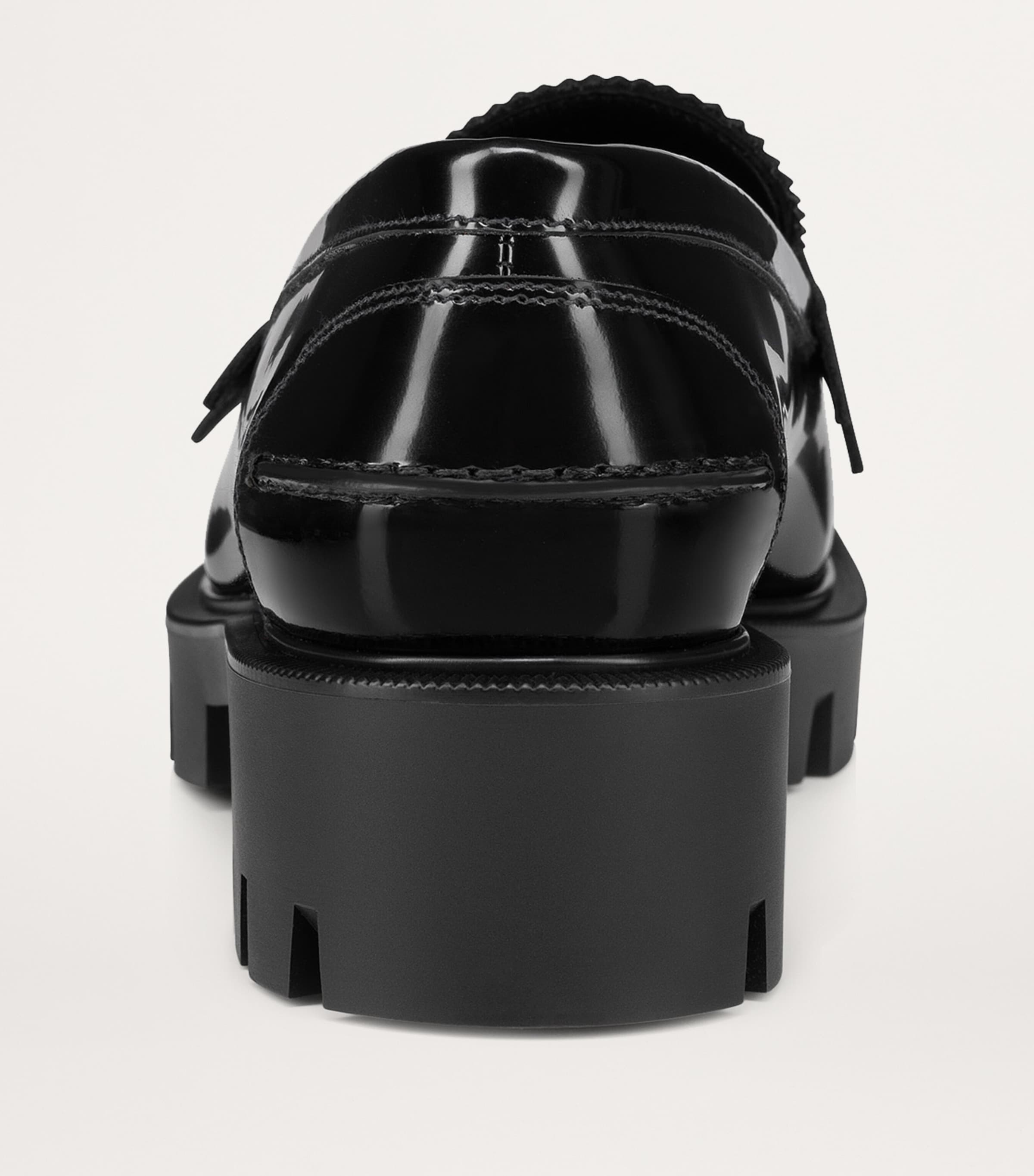 Penny Lug Donna Leather Loafers B439 Image 4