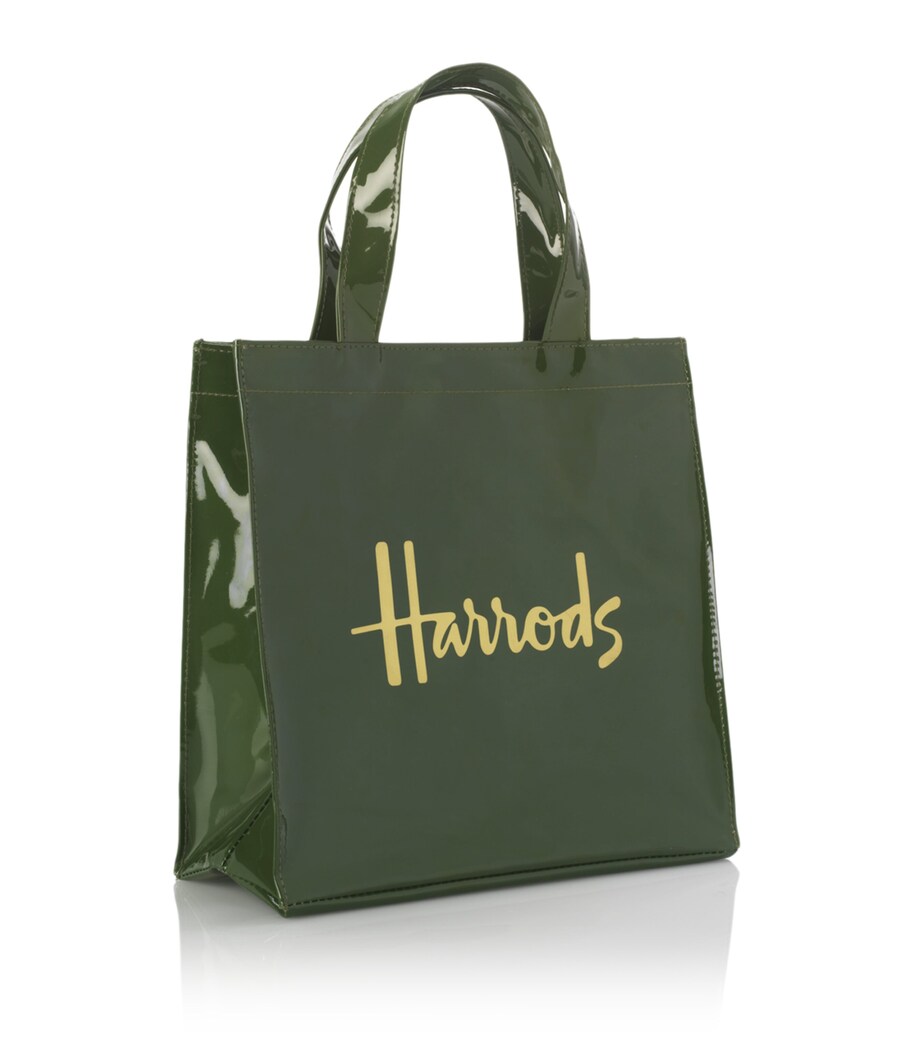Harrods Green Small Logo Shopper Bag Harrods UK Harrods Green Small Logo Shopper Bag Harrods UK