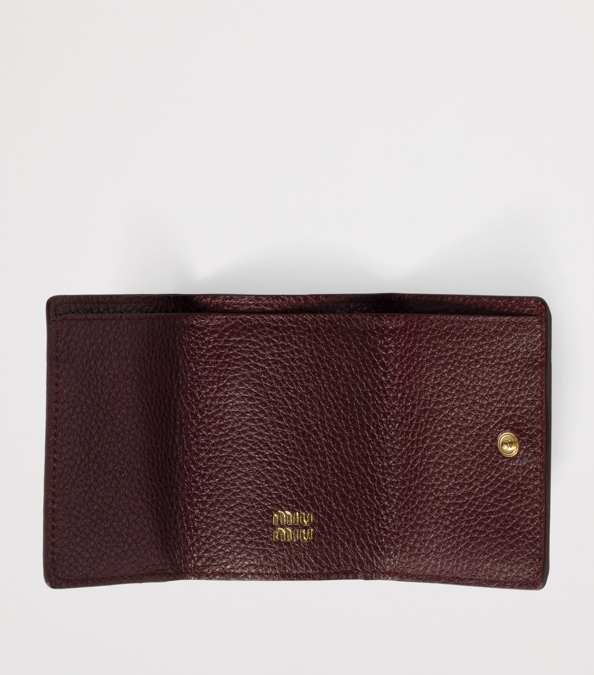 Small Leather Trifold Wallet F0007 Image 2