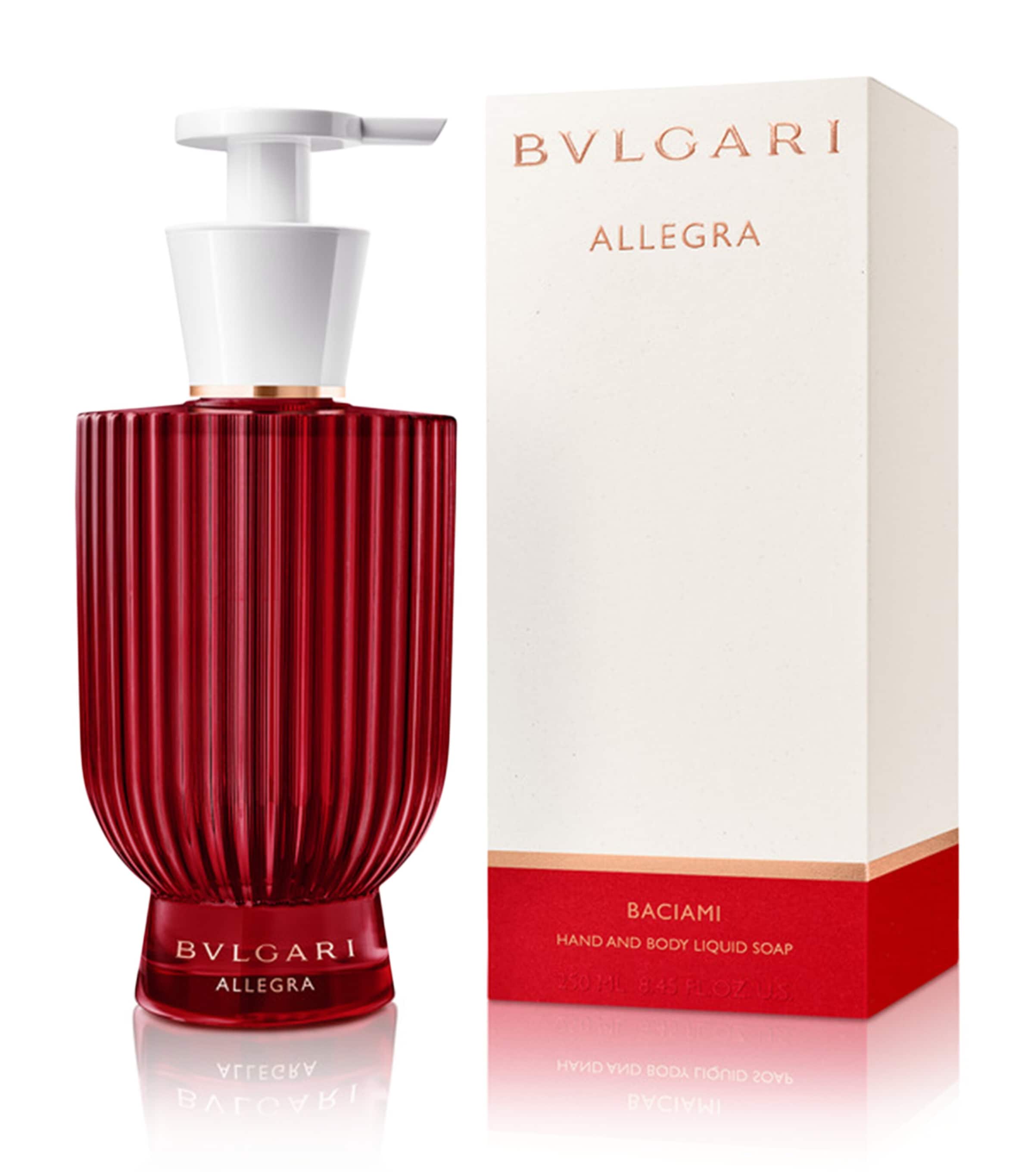 【未開封品】BVLGARI ALLEGRA ハンド ボディソープ Bvlgari Allegra Baciami Hand and Body Liquid Soap (250ml) | Harrods US