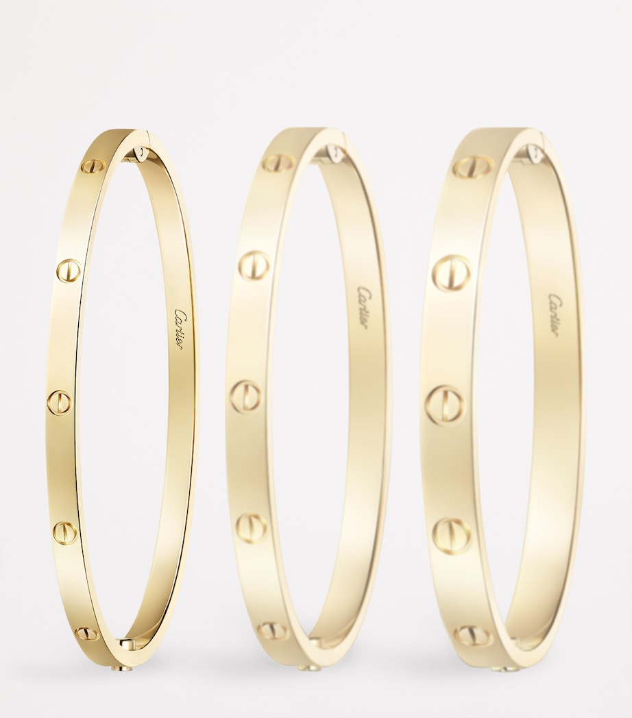 LOVE Small Yellow Gold Bracelet YELLOW GOLD Image 5