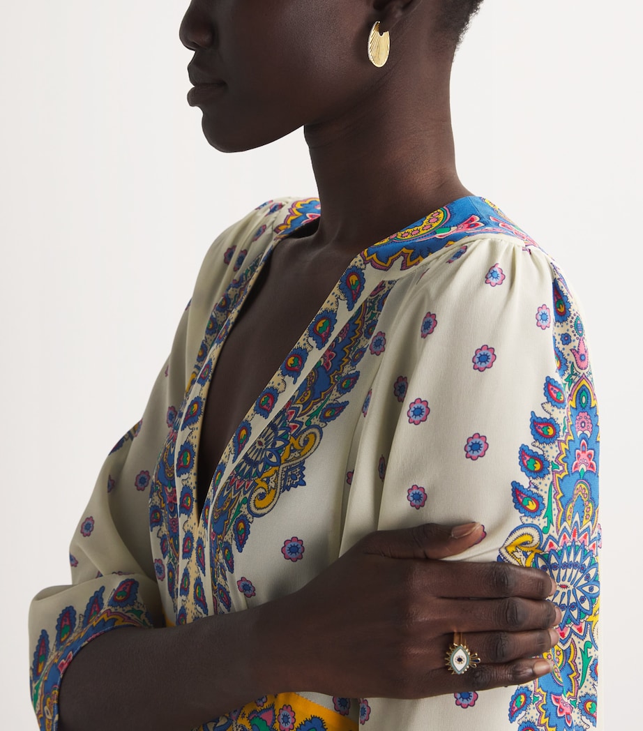 Yellow Gold and Diamond Cosmic Rays Earrings YELLOW GOLD Image 5