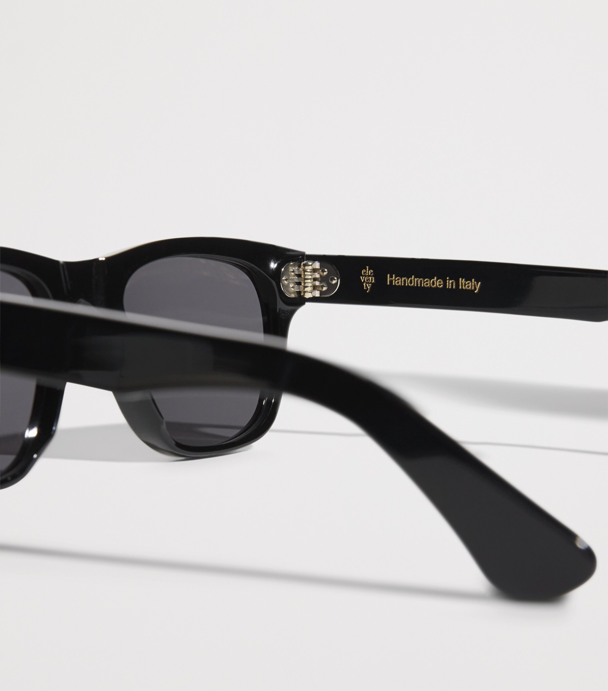 Eleventy Cellulose Acetate Marco Sunglasses Nero E Nero Image 5