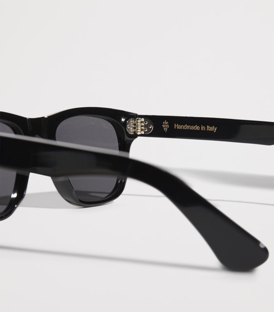 Eleventy Cellulose Acetate Marco Sunglasses Nero E Nero Image 5