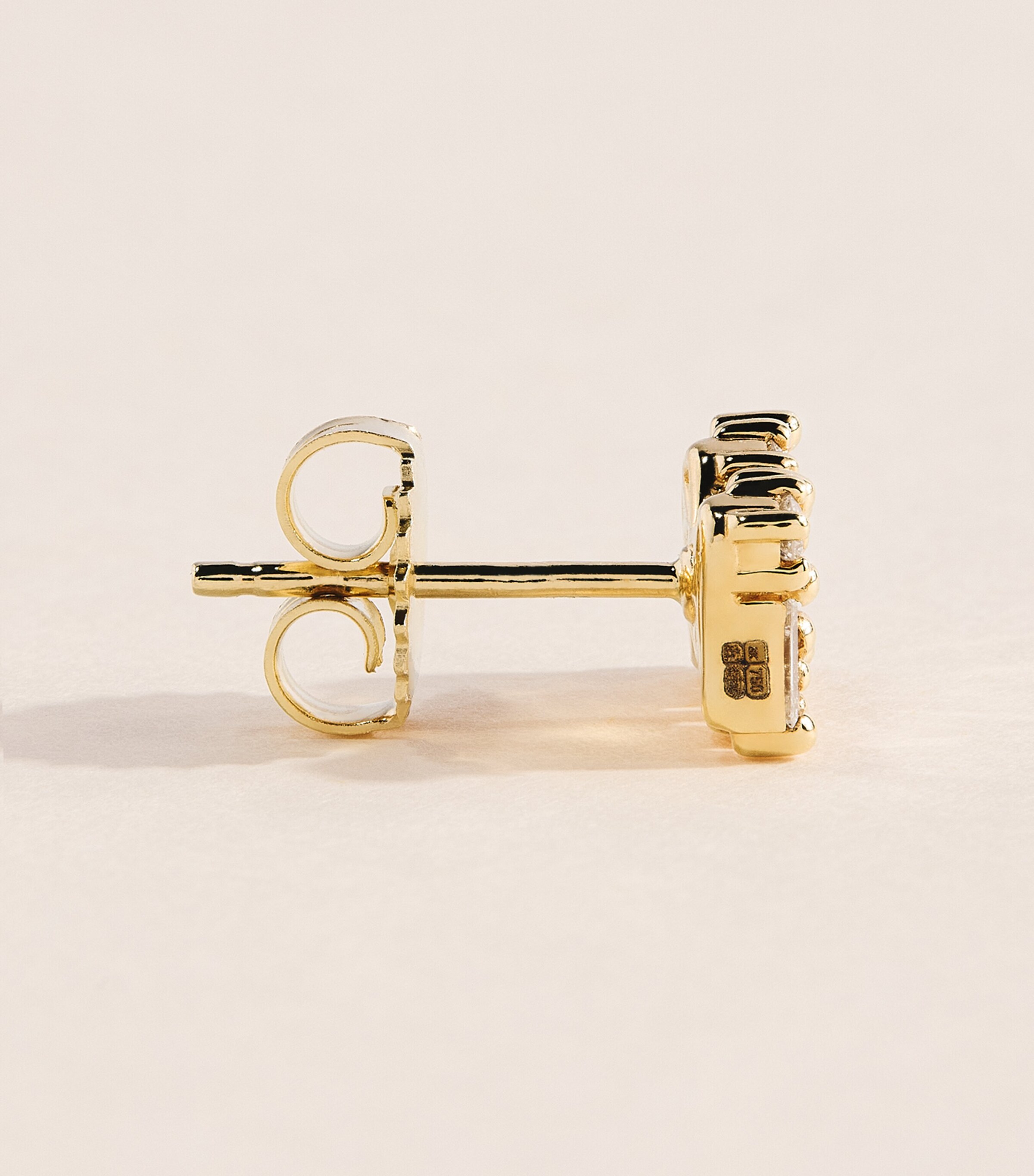 Suzanne Kalan Yellow Gold and Diamond Shimmer Stud Earrings Yg/wd Image 3