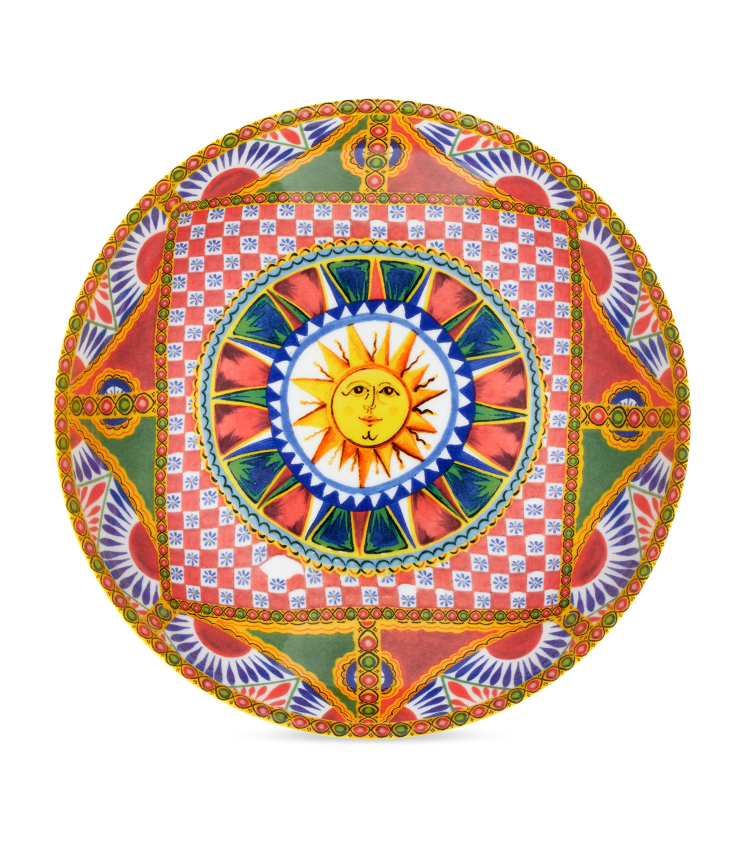 Dolce & Gabbana Set Of 2 Carretto Plates