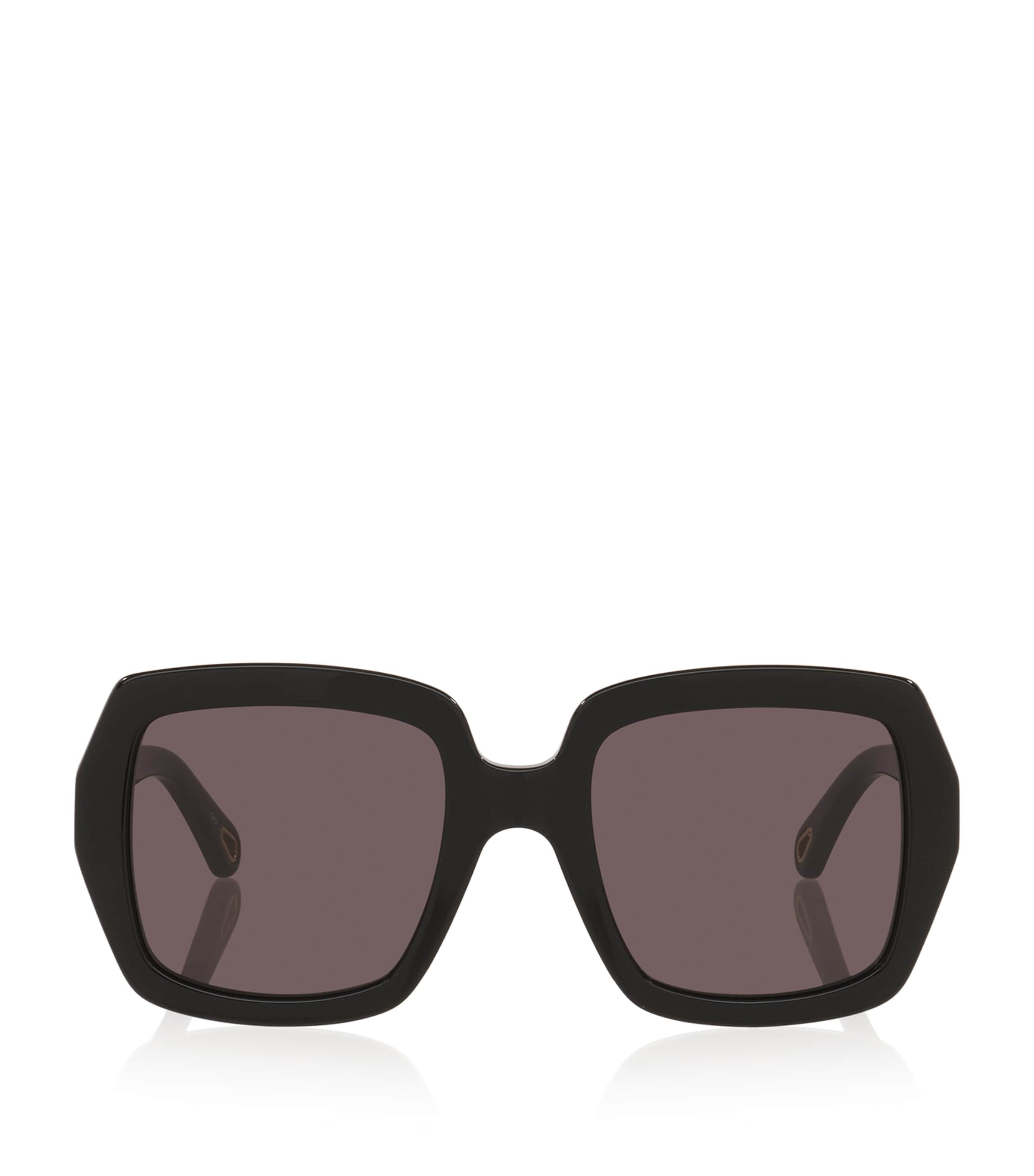 Chloé Womens Black Ch0301s Square-frame Acetate Sunglasses In Black