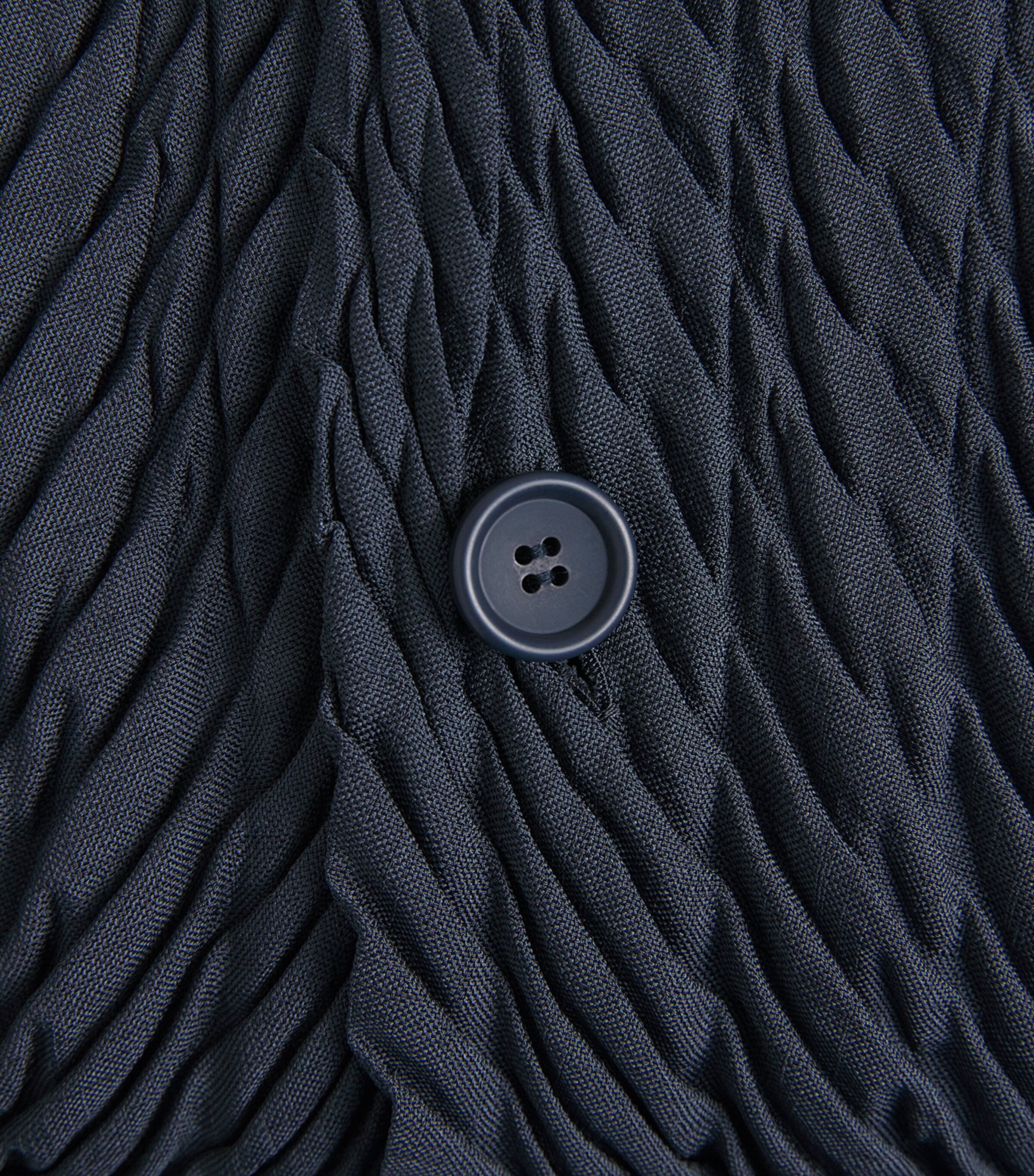 Issey Miyake Womens Unfurling Pleats Cardigan Dark Navy Image 6