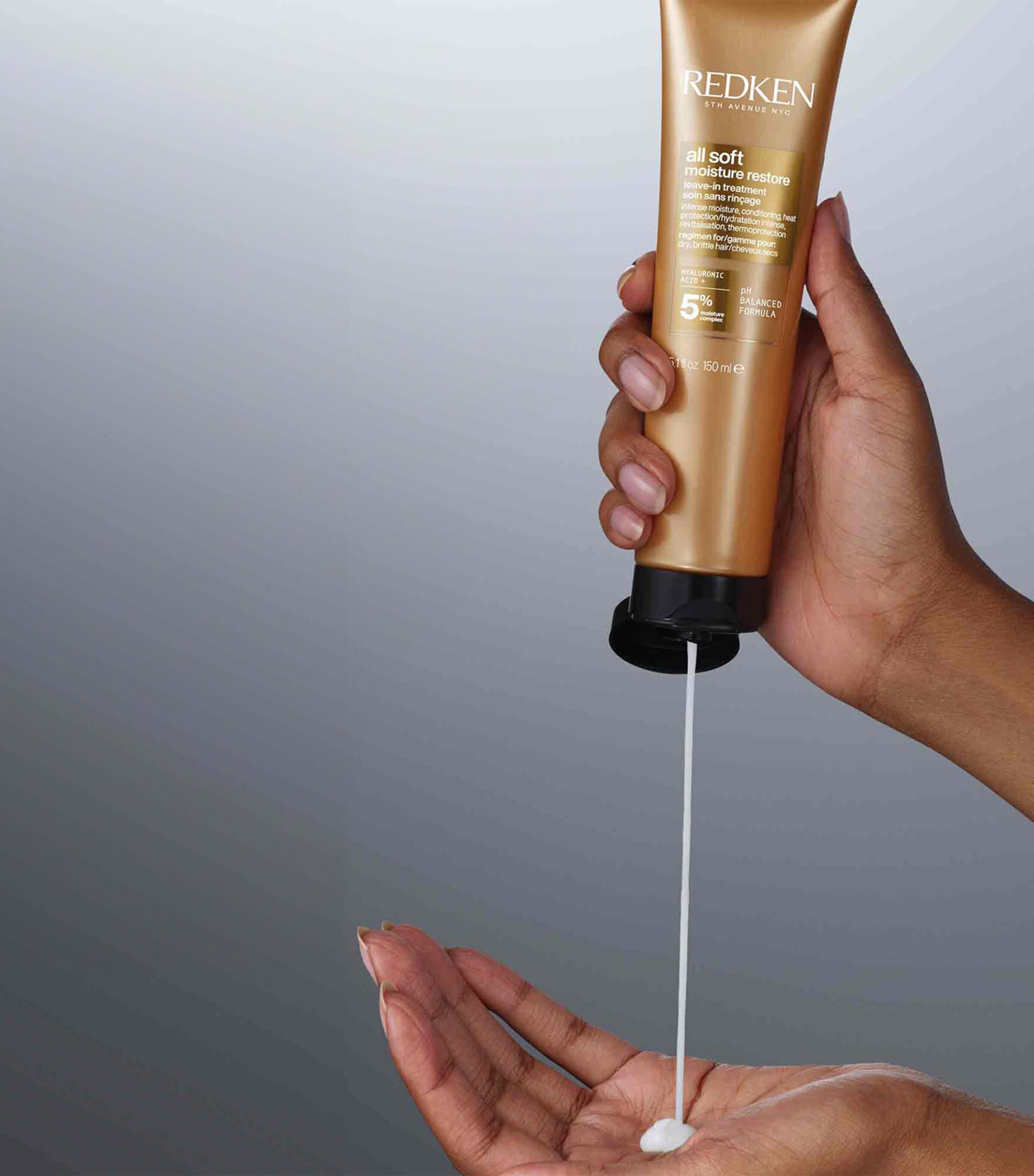 Redken All Soft Moisture Restore Leave-In Treatment for Dry Hair (150ml) Image 7