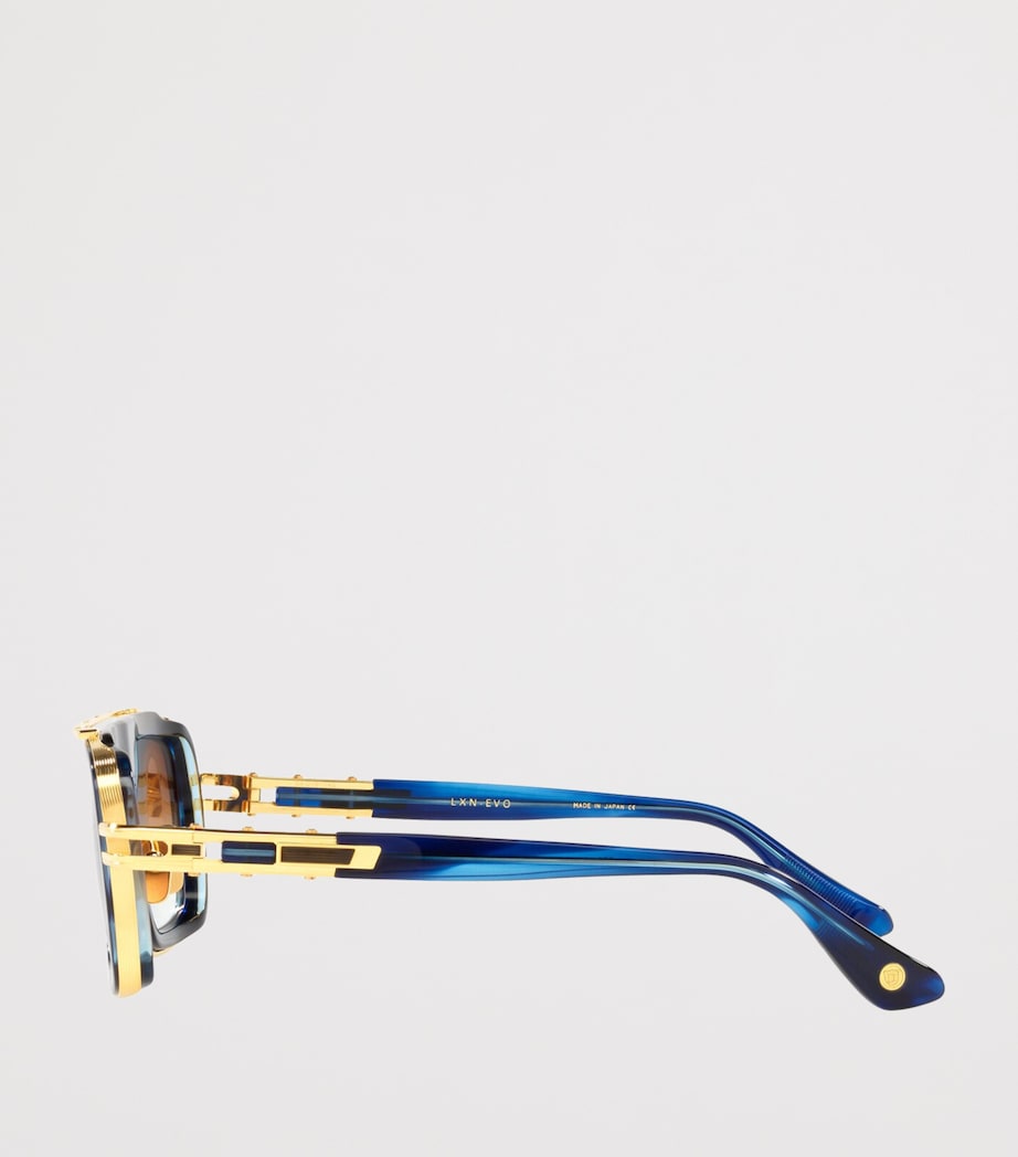 DITA LXN Evo Rectangle Sunglasses Blue Image 3