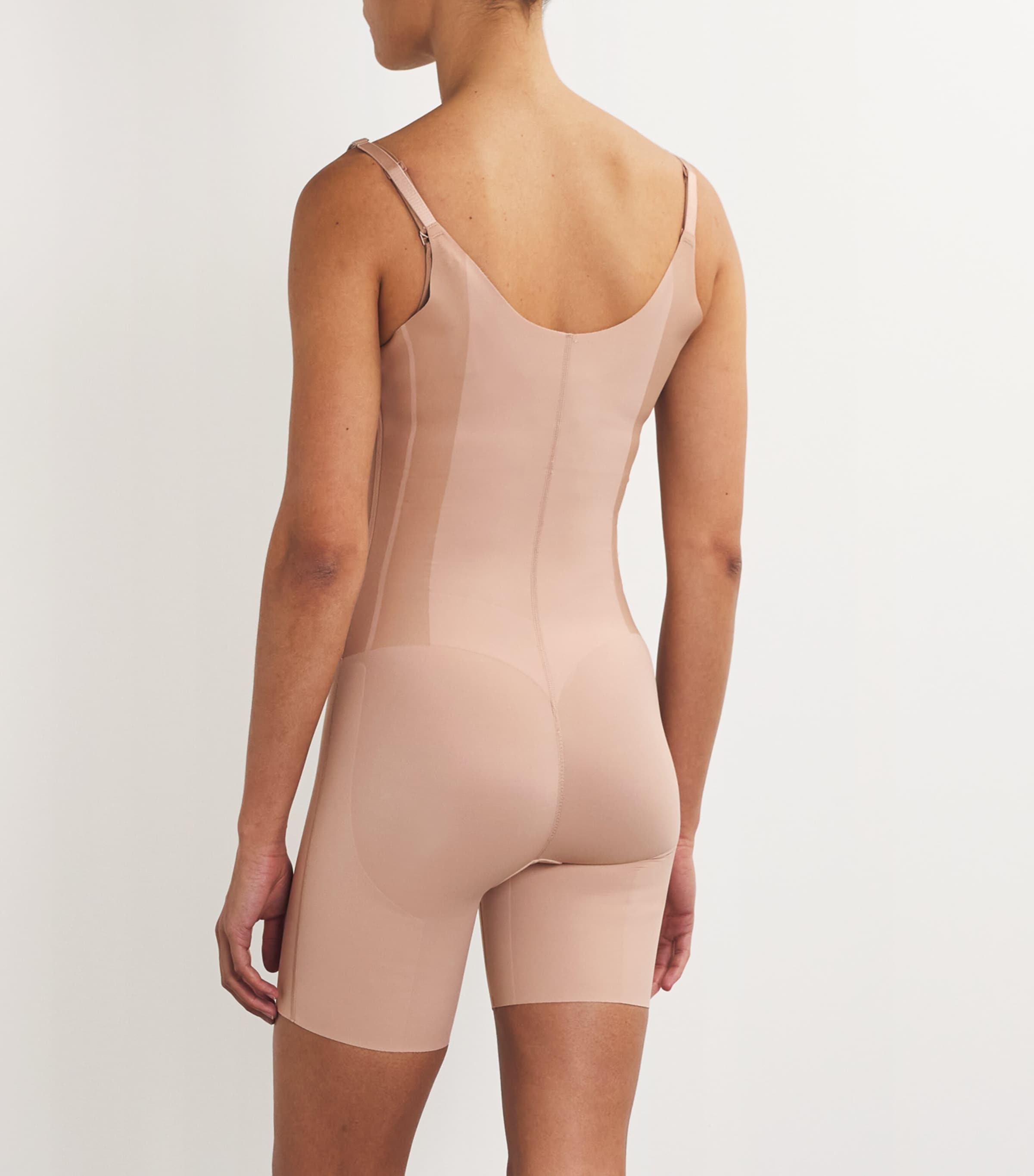 SPANXsupersculpt TotalContour Open-Bust Mid-Thigh Bodysuit NATURAL BRONZE Image 3