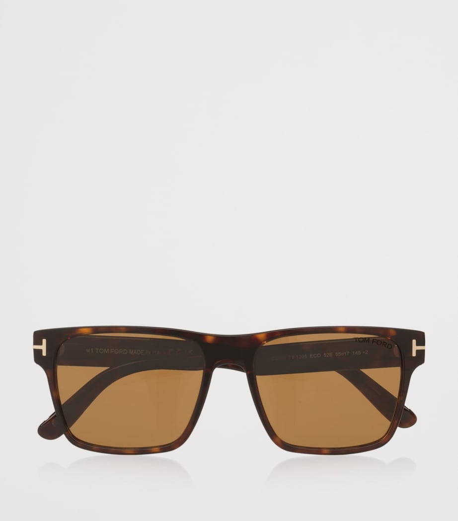 TOM FORD Tortoiseshell Calder Square Sunglasses Image 5