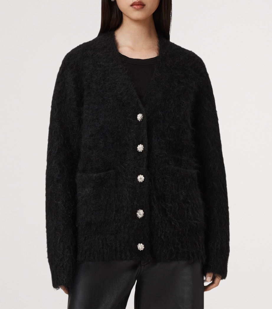 Brushed Rubi Cardigan BLACK Image 3