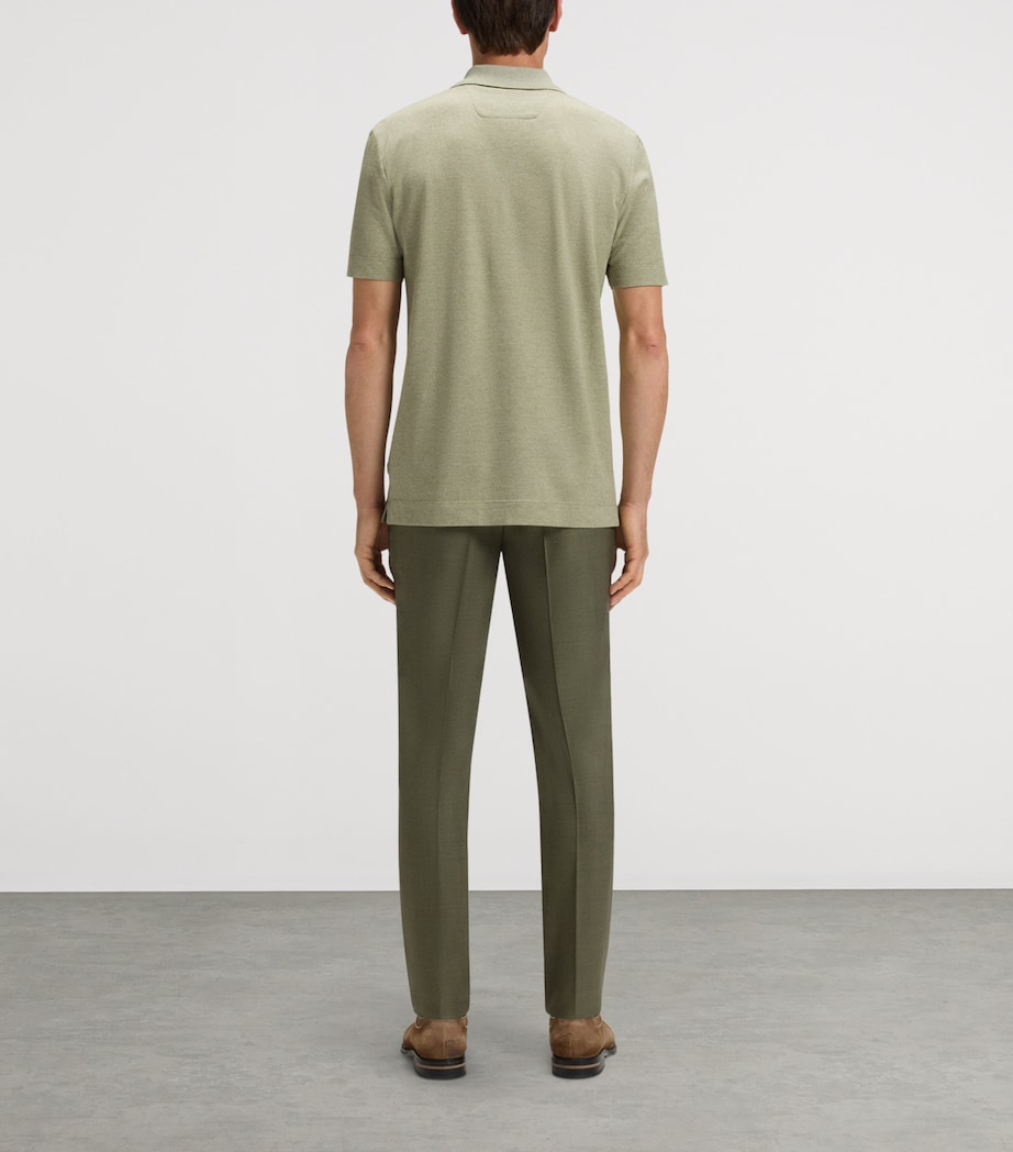 Cotton-Silk Polo Shirt 395 Image 2