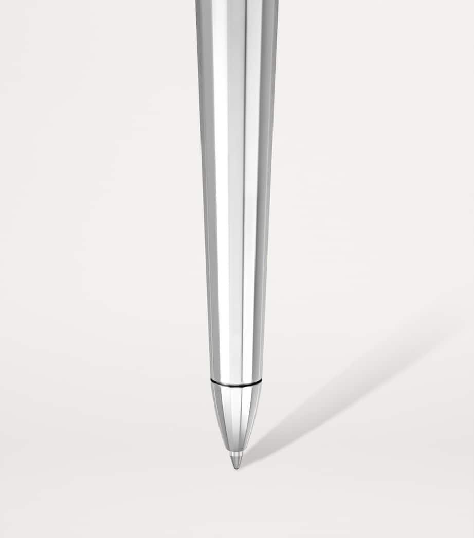 Cartier Sterling Silver, Turquoise and Mother-Of-Pearl Palm Tree Ballpoint Pen Turquoise & Silver Image 4