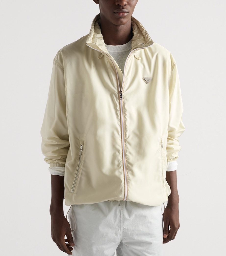 Prada Mens Re-Nylon Jacket Neutral Image 3