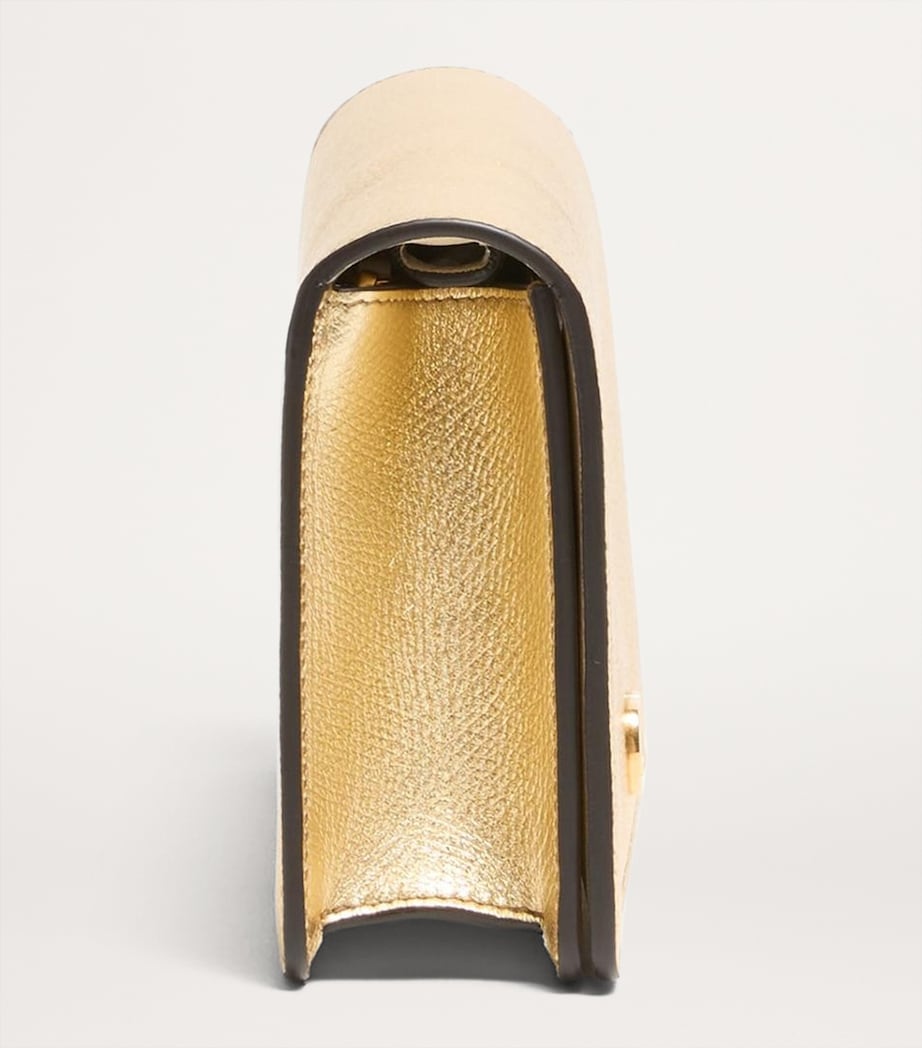 Mini Leather VLogo Shoulder Bag I8M Image 4