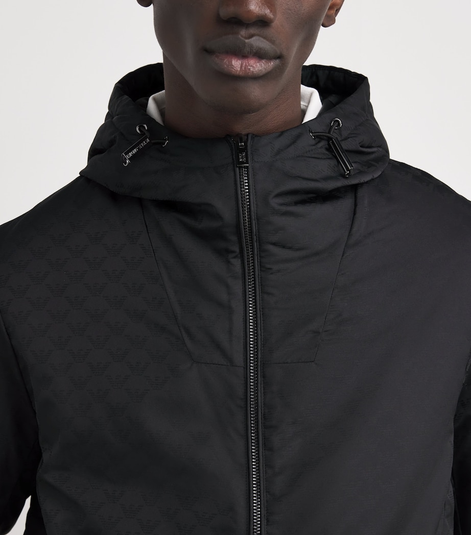 Jacquard Eagle Padded Jacket F052 Image 6