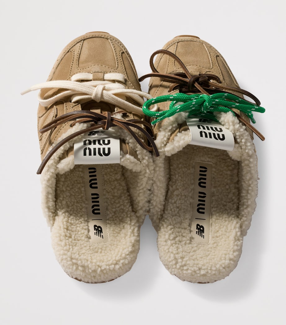 x New Balance Suede 530 SL Mules F0379 Image 3