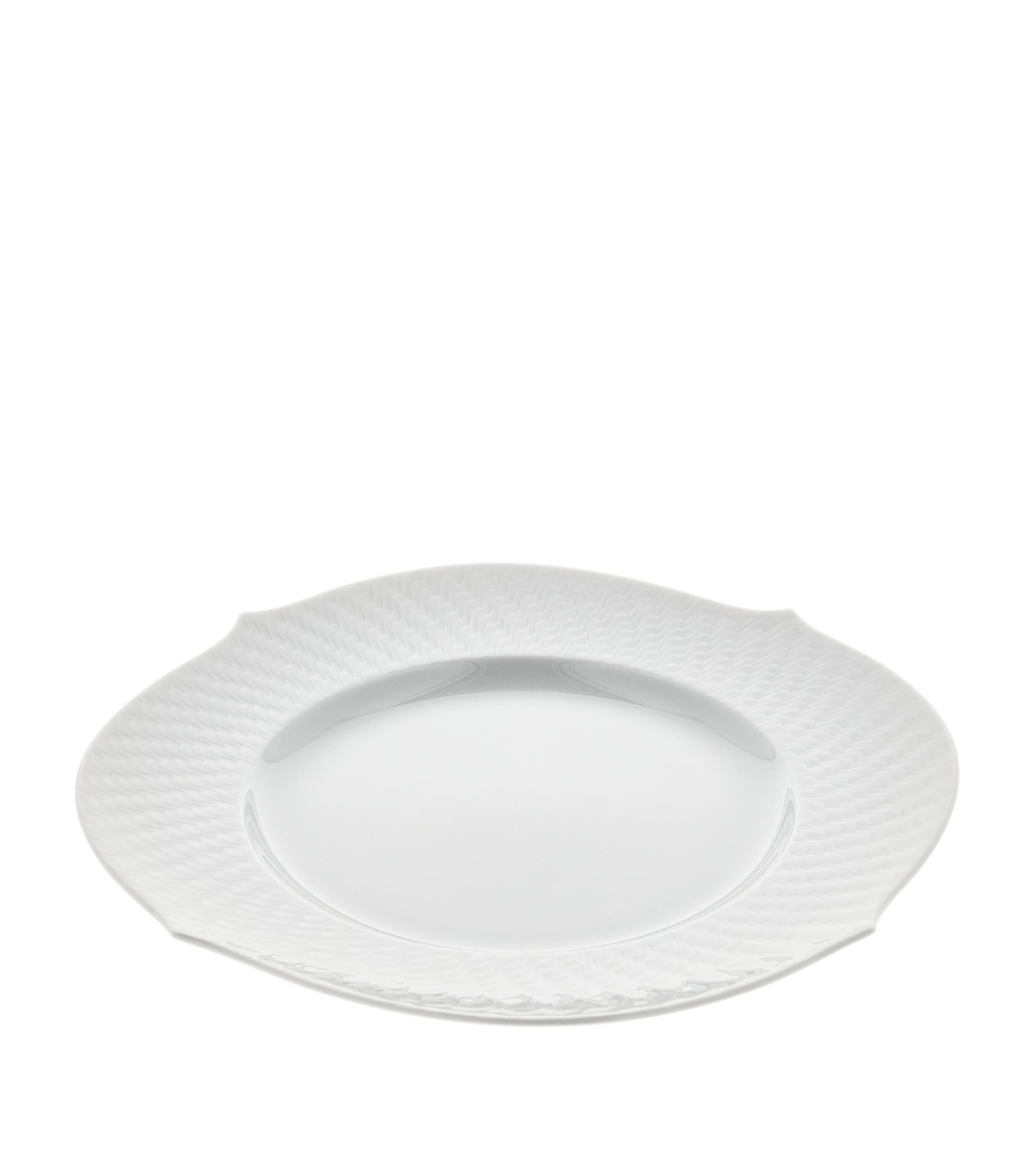 Meissen Porcelain Waves Relief Dinner Plate (28.5cm) White Image 4