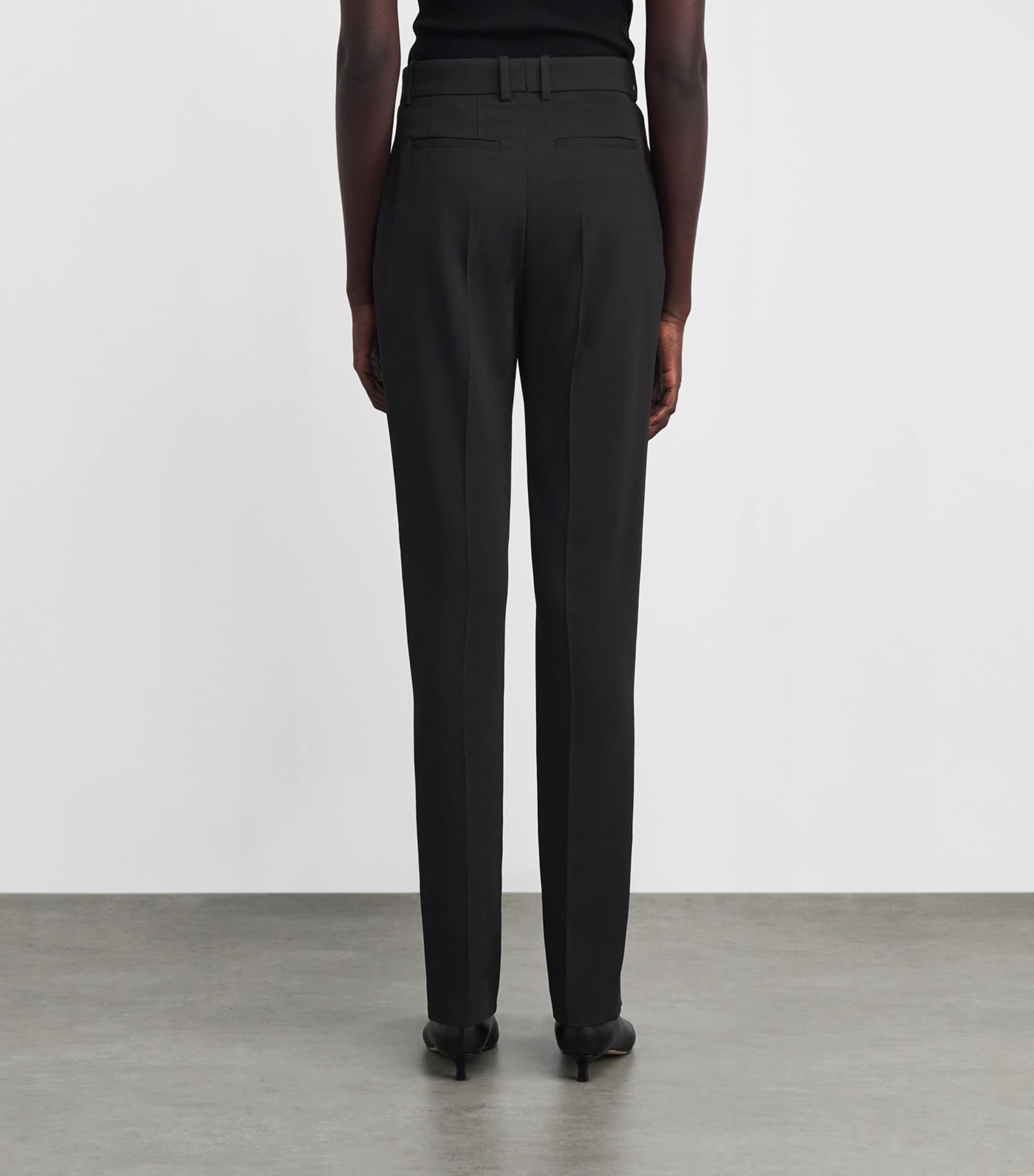 Joseph Womens Cady Colburn Comfort Trousers Black Image 4