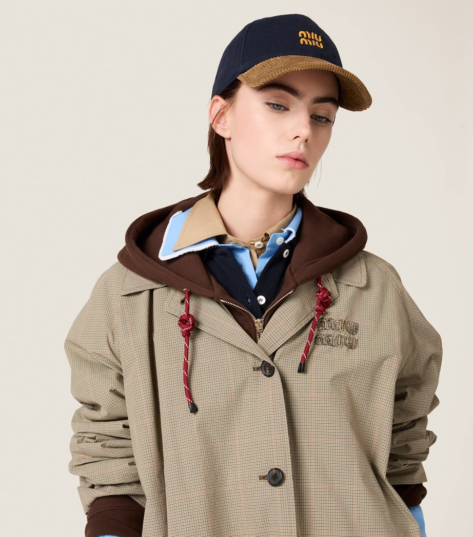 Denim Corduroy Baseball Cap F0008 Image 2