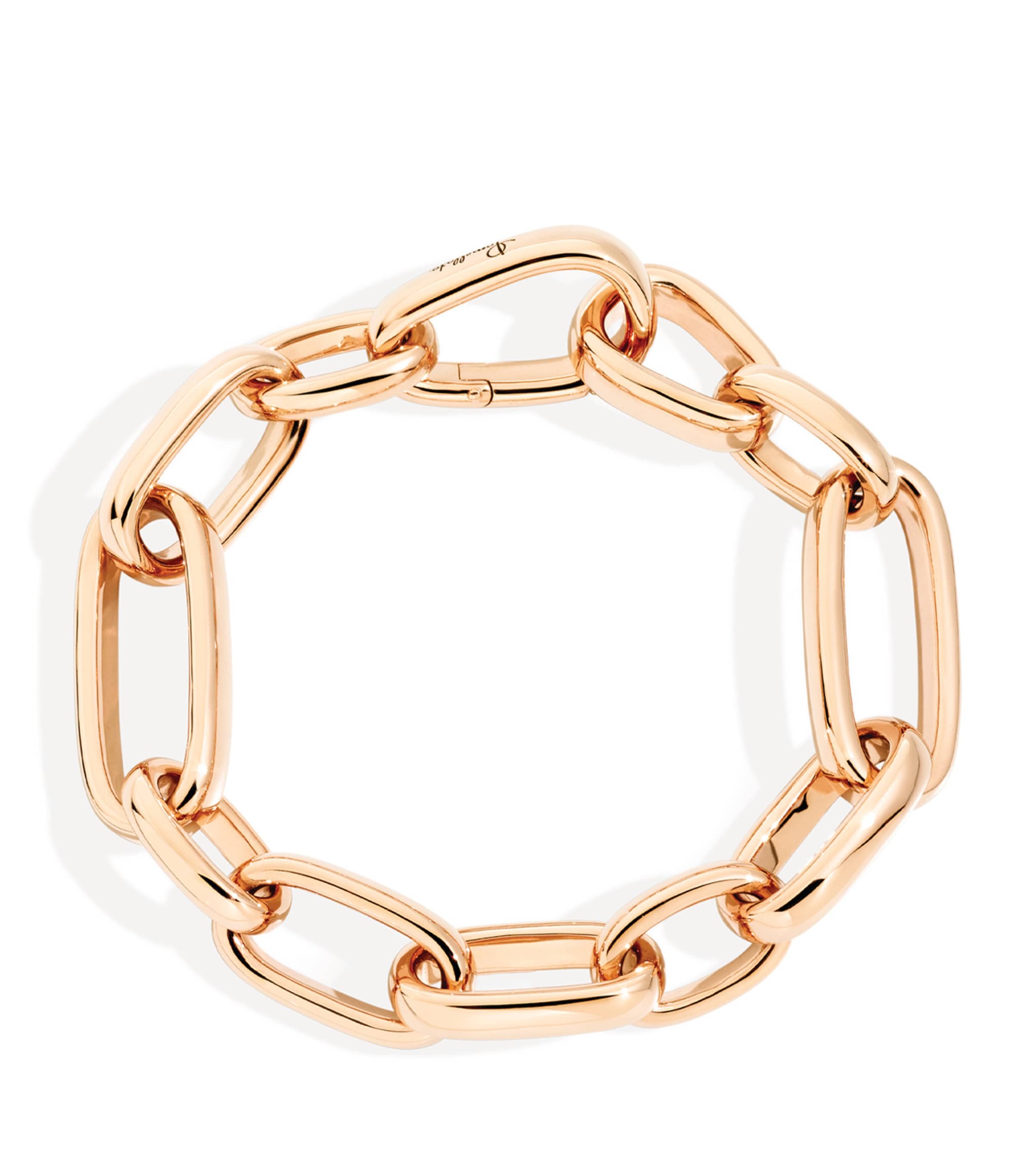 Pomellato Rose Gold Iconica Slim Chain Bracelet In Rose Gold