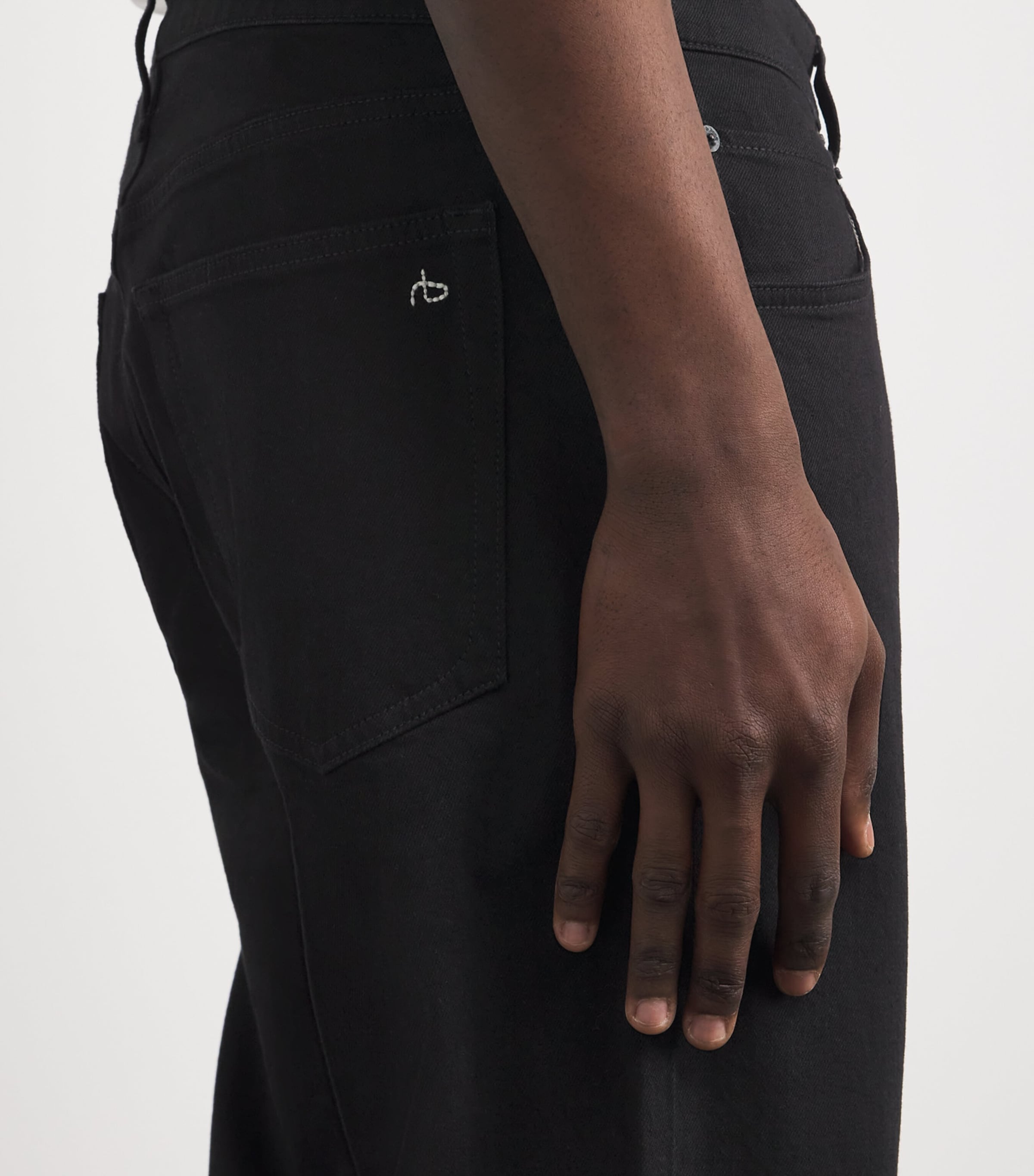 Fit 4 Straight Jeans BLACK Image 6