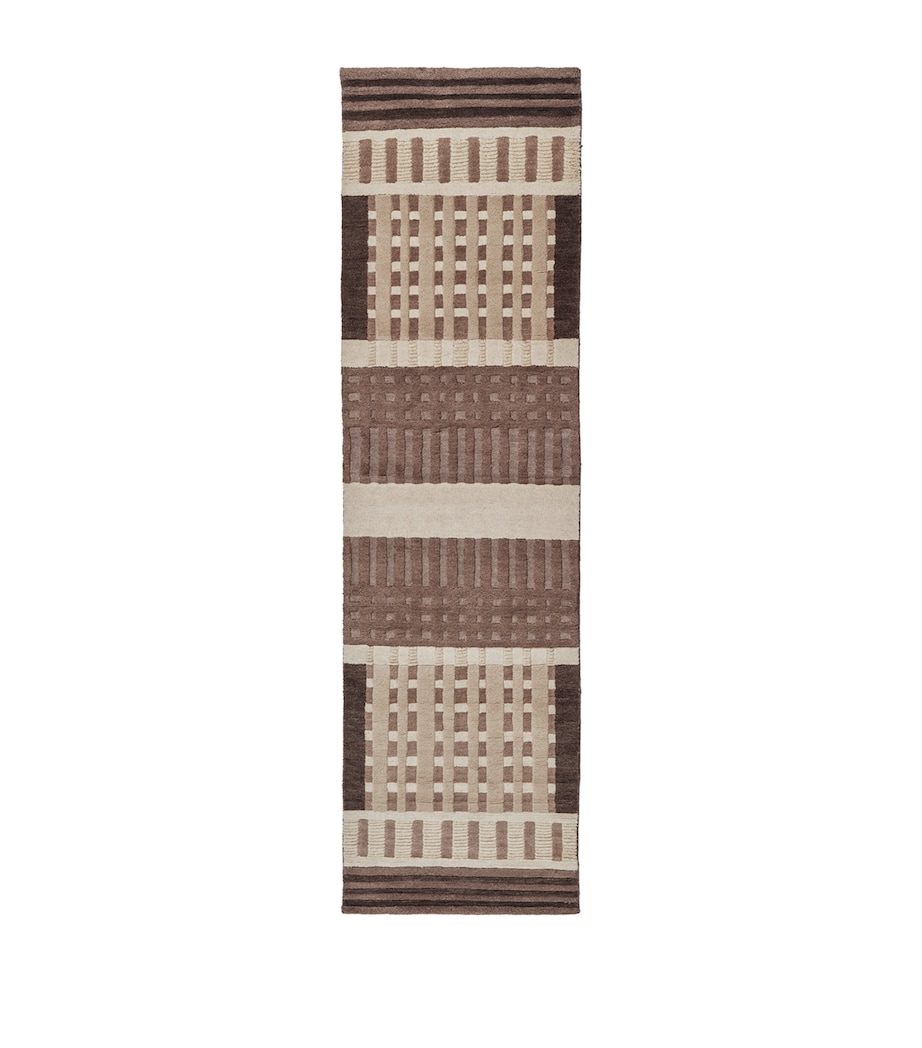 The Rug Company x Paul Smith Takt Runner (3.05m x 0.84m) Beige Image 1