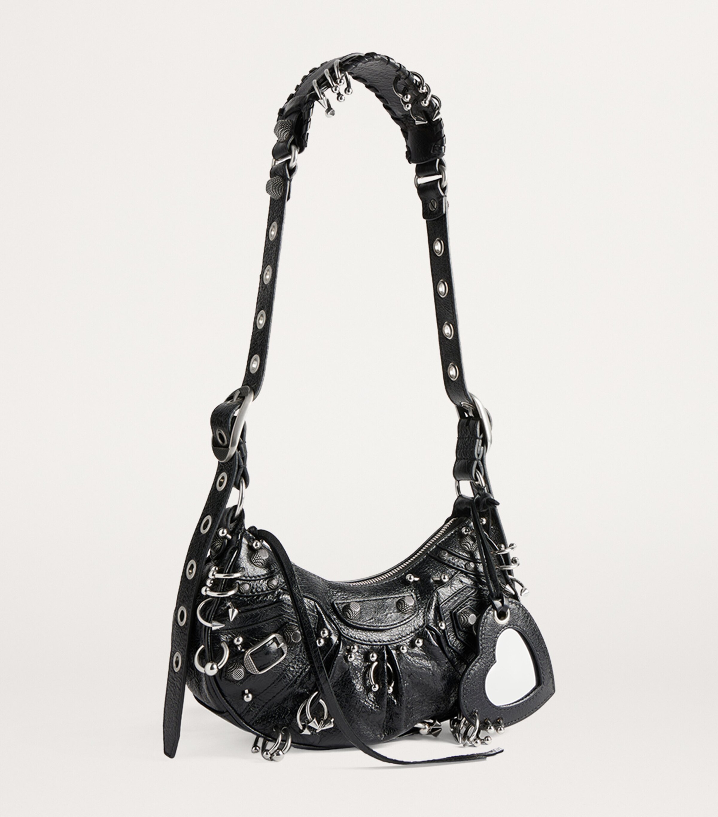 Balenciaga Black XS Le Cagole Shoulder Bag | Harrods US