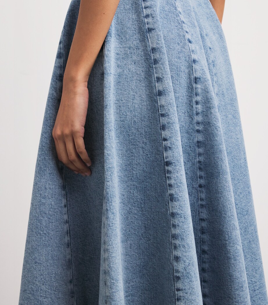 Fabiana Filippi Womens Denim Midi Skirt Image 6