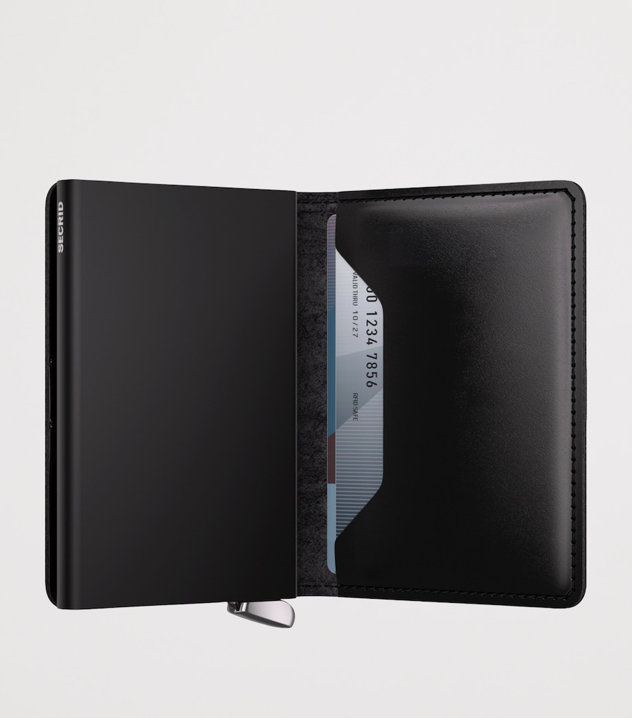 Leather Slimwallet BLACK Image 2