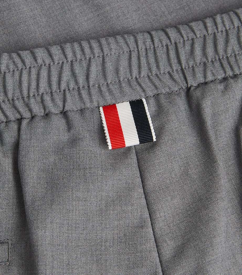 Wool 4-Bar Trousers MED GREY Image 6