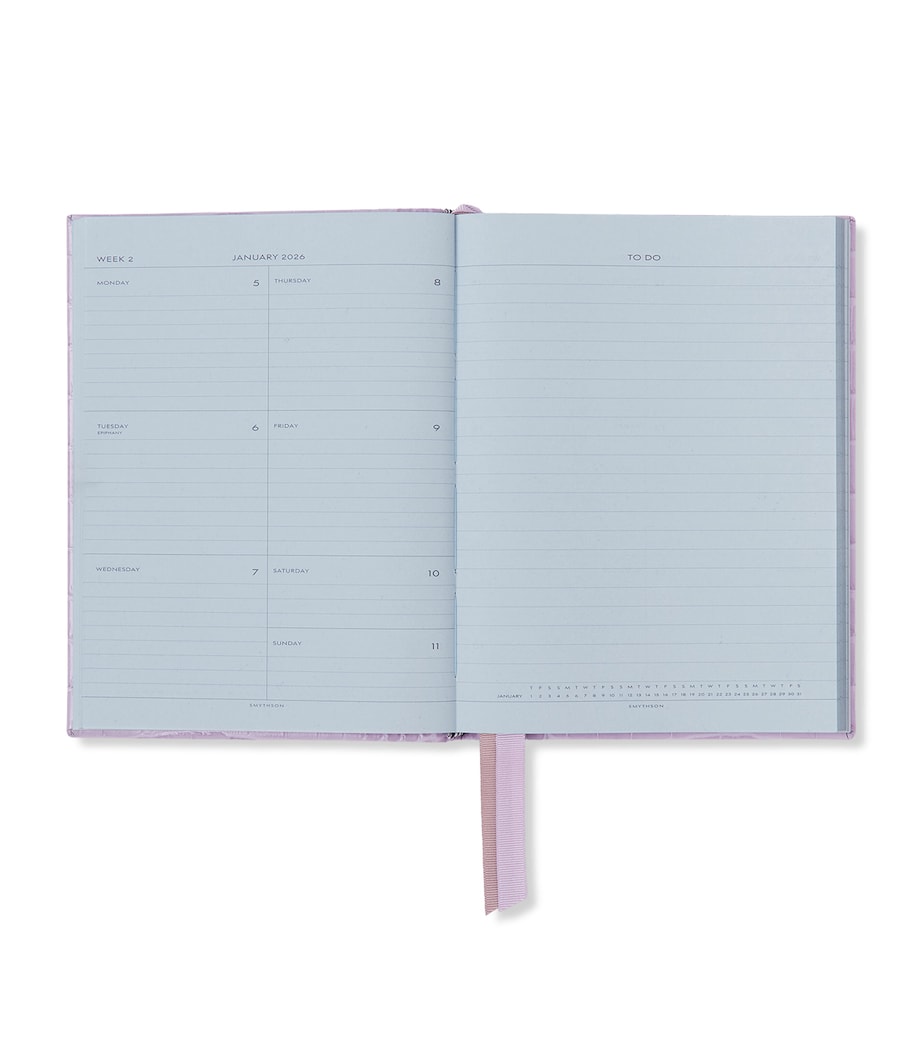 Mara Leather 2026 Soho Planner LILAC Image 2