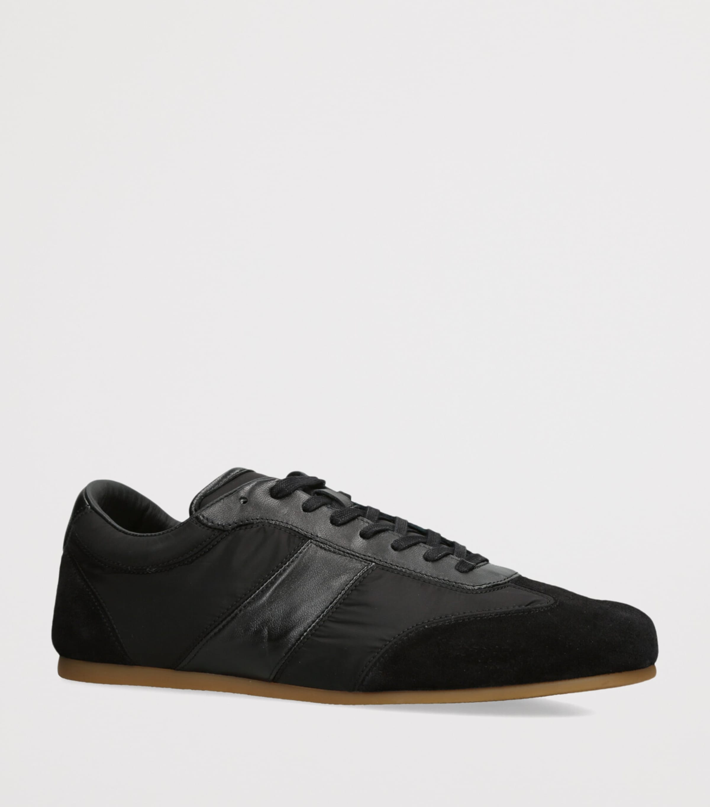 Lemaire Suede Soft Runner Sneakers Black Image 3