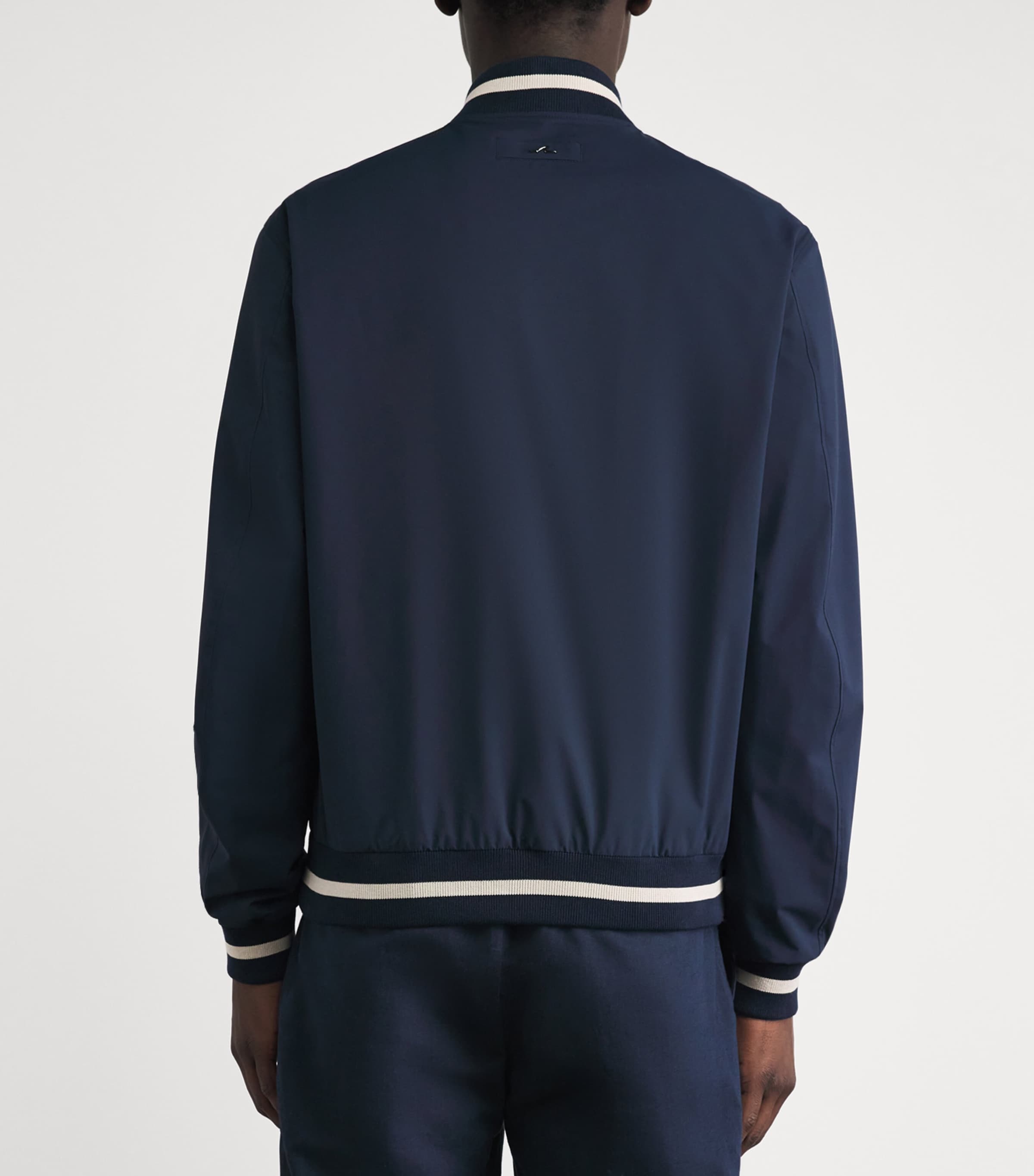 Paul & Shark Mens Typhoon Platinum Bomber Jacket Blue Image 5