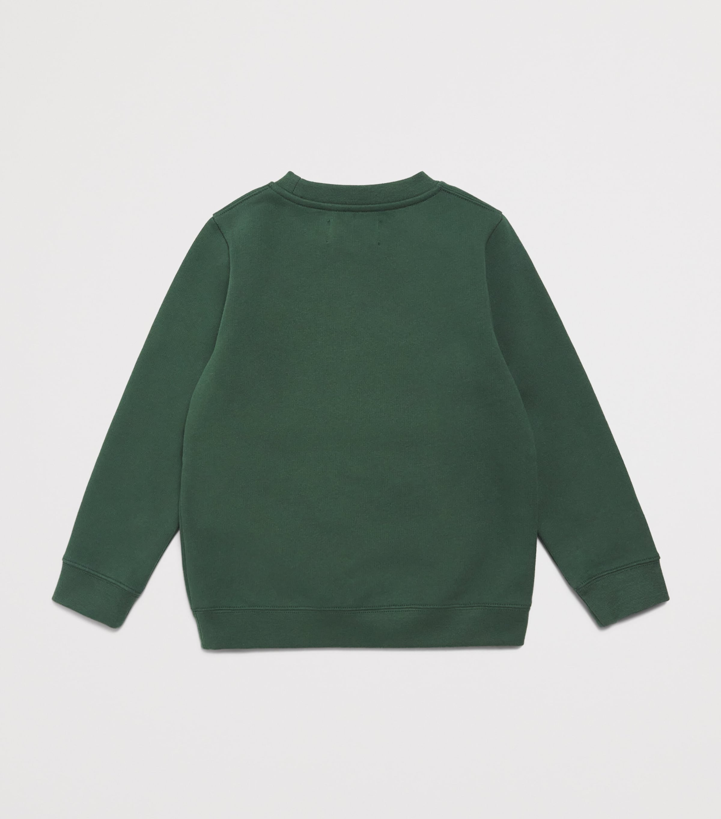 Harrods Cotton Logo Embroidered Sweatshirt (2-8 Years) Green Image 2